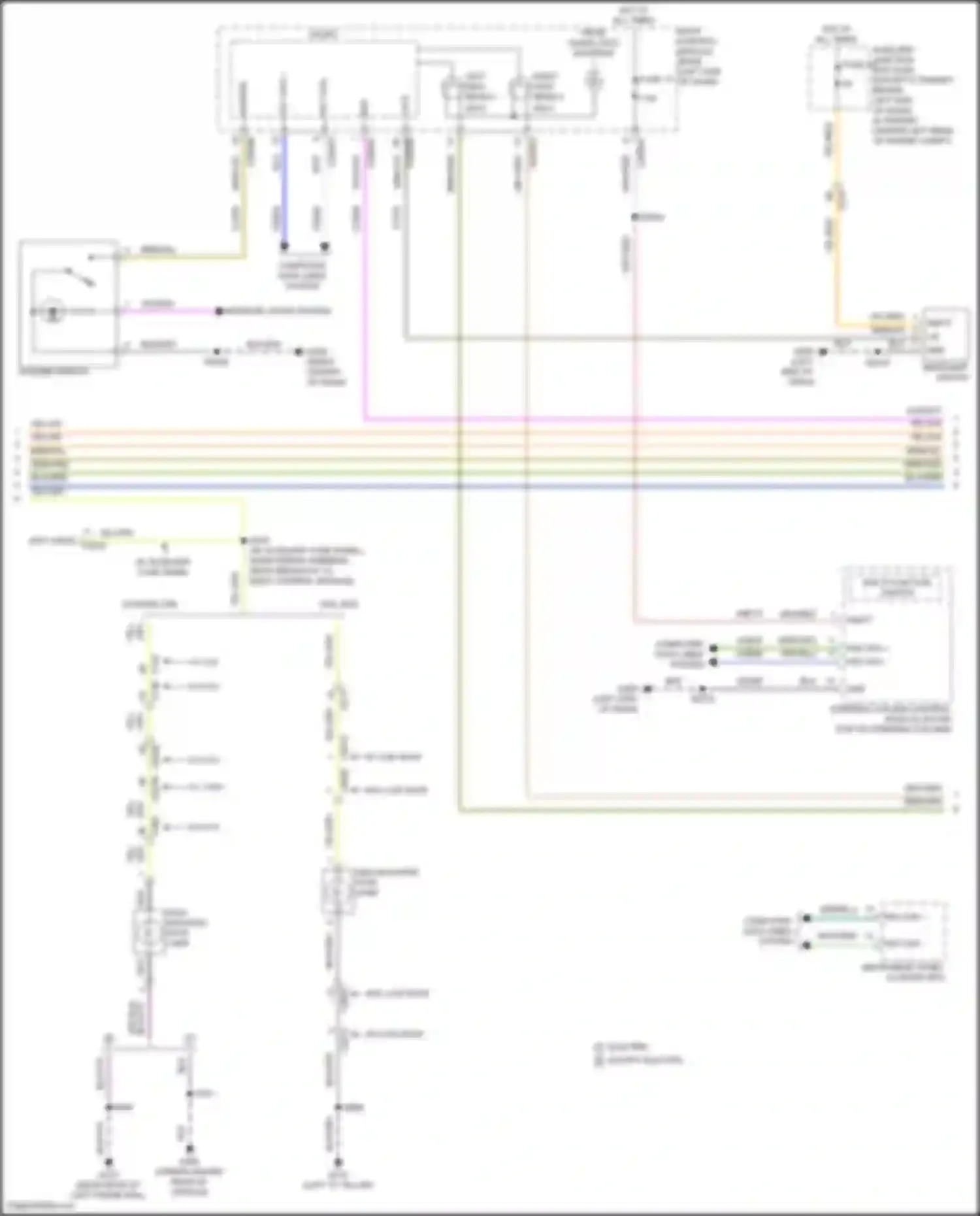 Wiring diagram multi- function switch for Ford Transit T8 (2023-2024) (2 of 5)