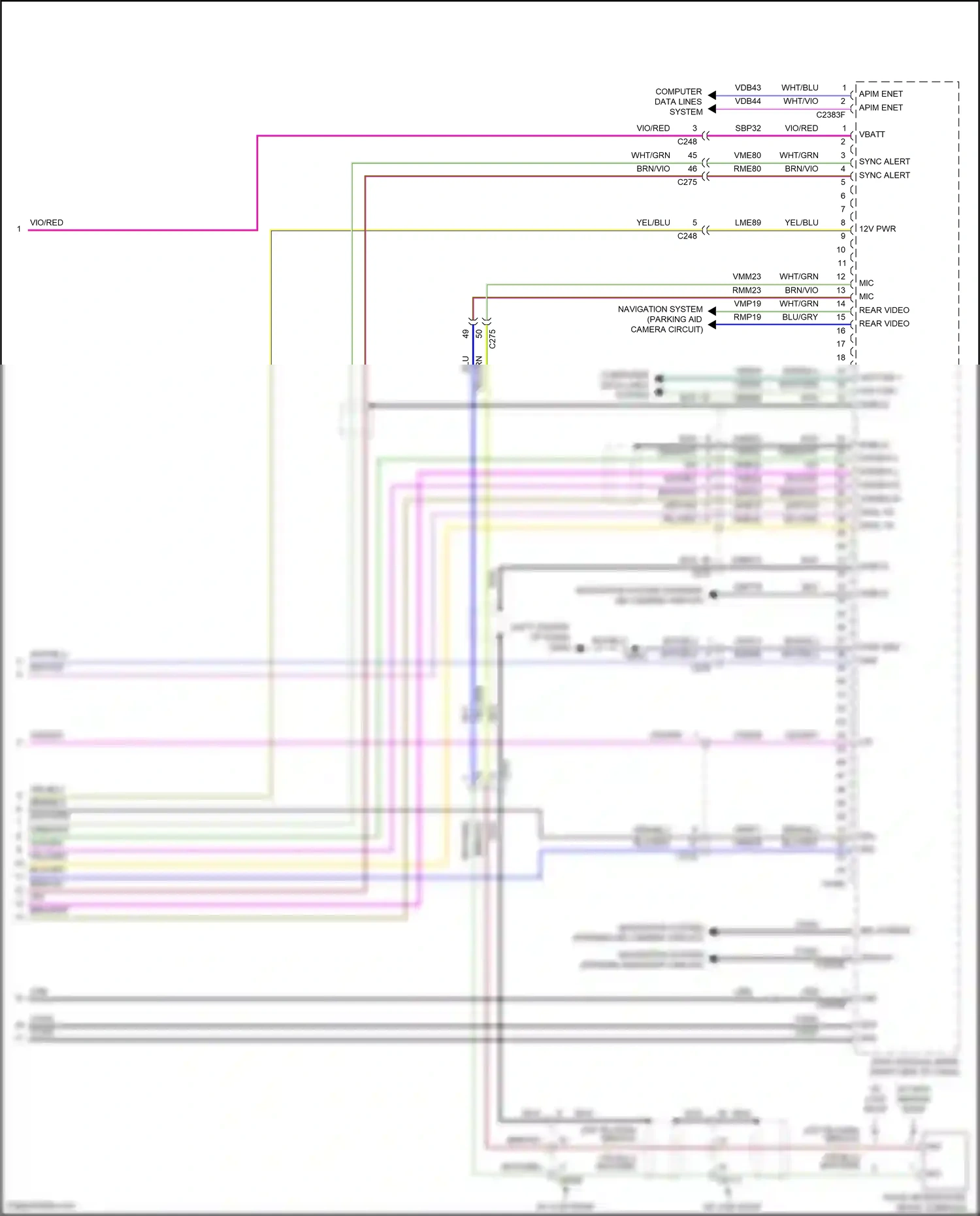 Wiring diagram nca for Ford Transit T8 (2023-2024) (23 of 85)