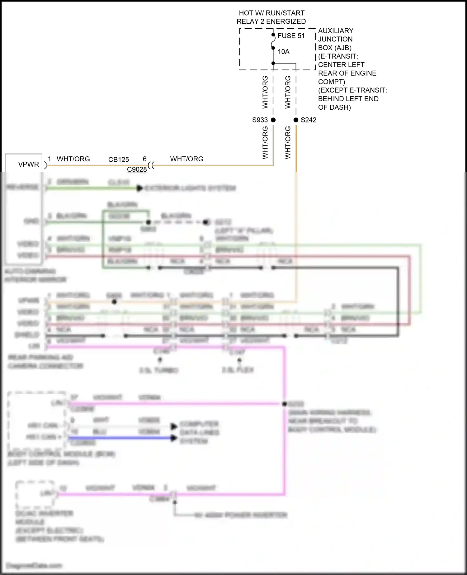 Wiring diagram nca for Ford Transit T8 (2023-2024) (18 of 85)
