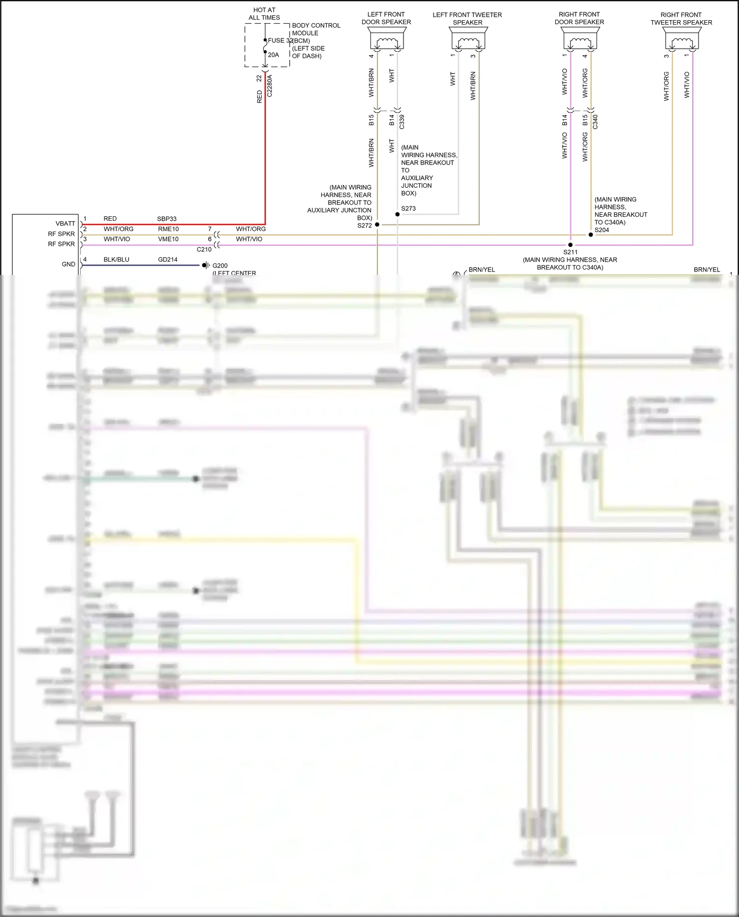 Wiring diagram sdl h for Ford Transit T8 (2023-2024) (1 of 8)