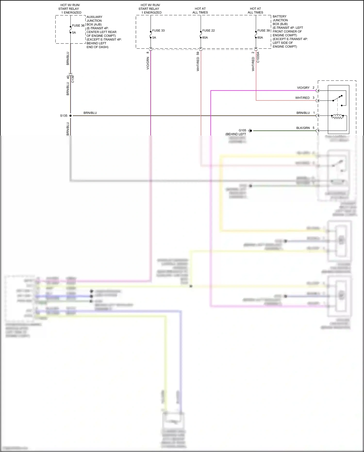 Wiring diagram vio/grn for Ford Transit T8 (2023-2024) (32 of 58)