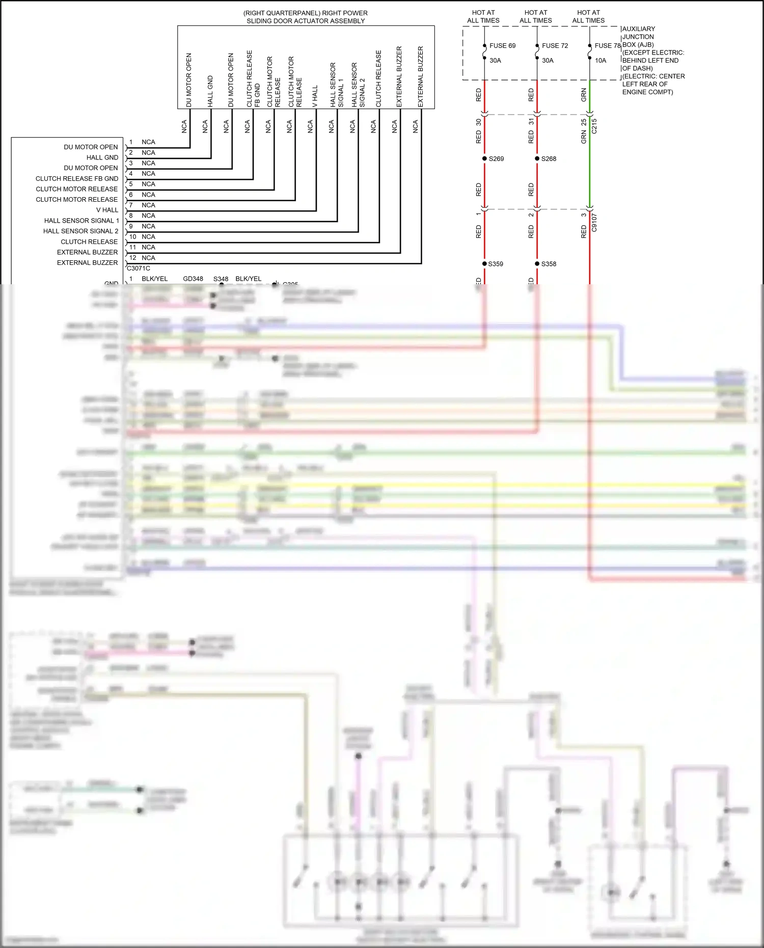Wiring diagram vio/org for Ford Transit T8 (2023-2024) (28 of 42)