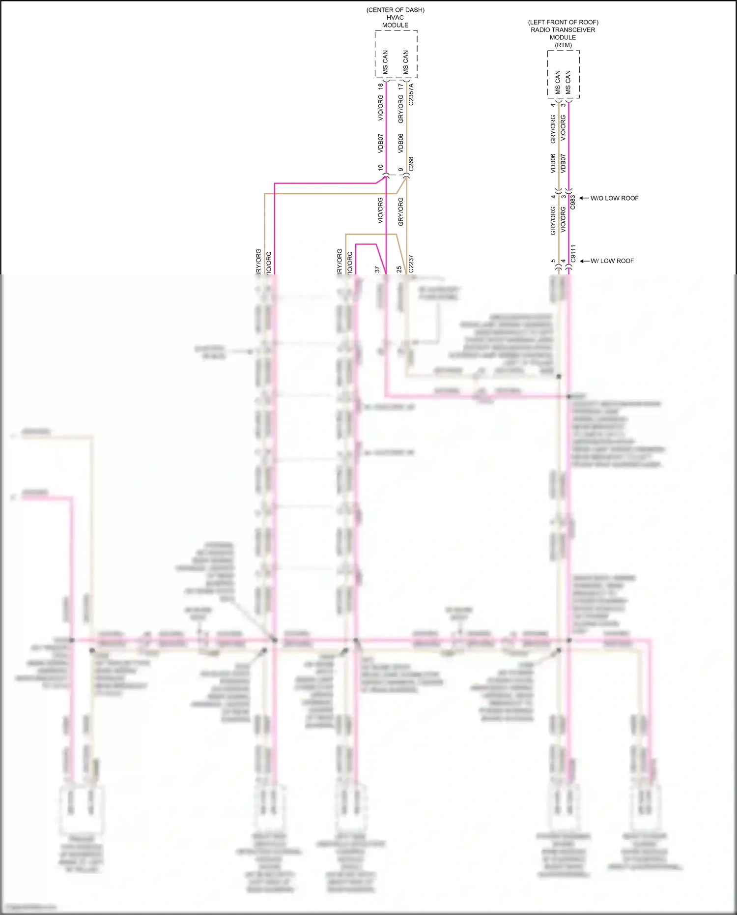 Wiring diagram vio/org for Ford Transit T8 (2023-2024) (10 of 42)