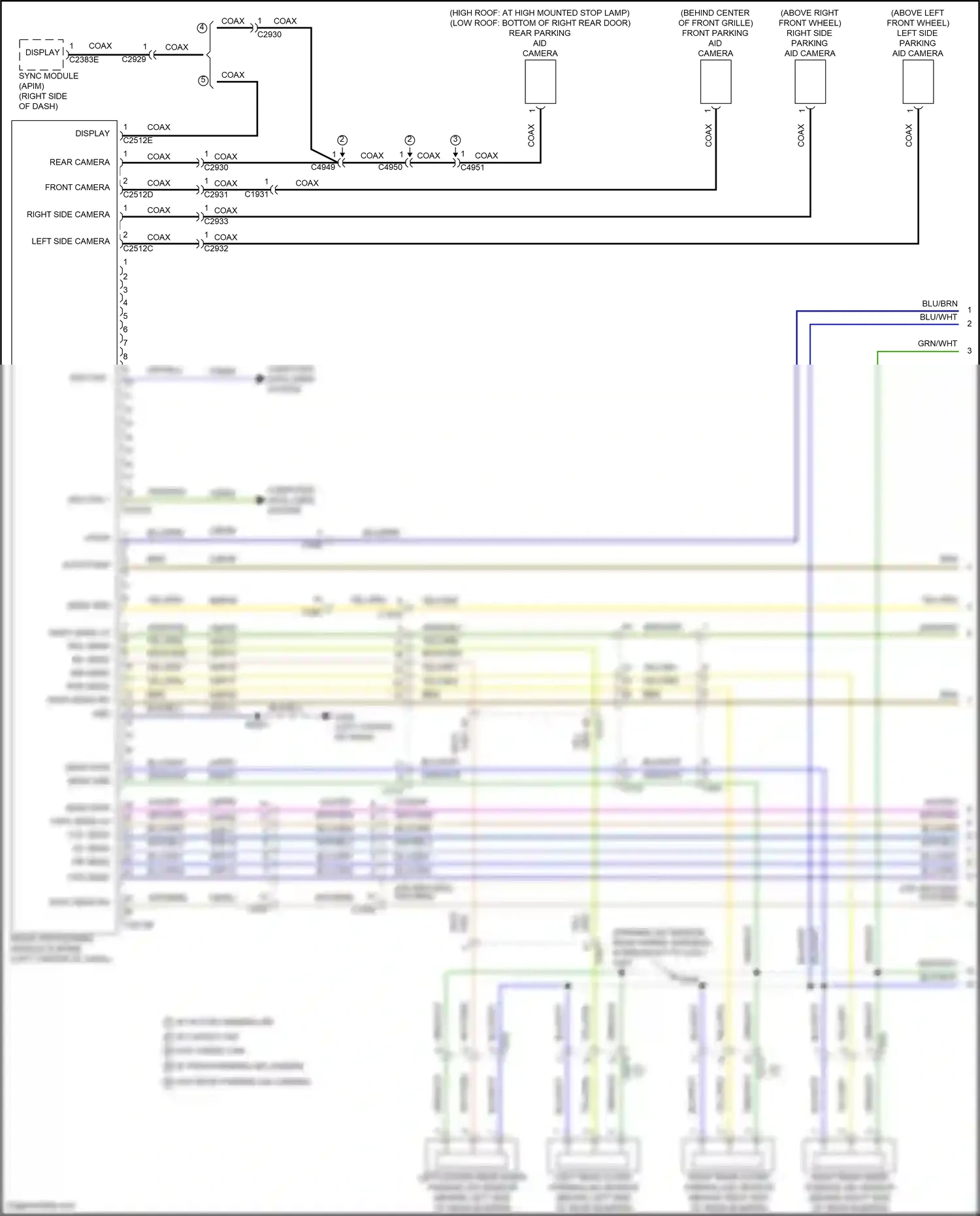 Wiring diagram wht/blu for Ford Transit T8 (2023-2024) (9 of 43)