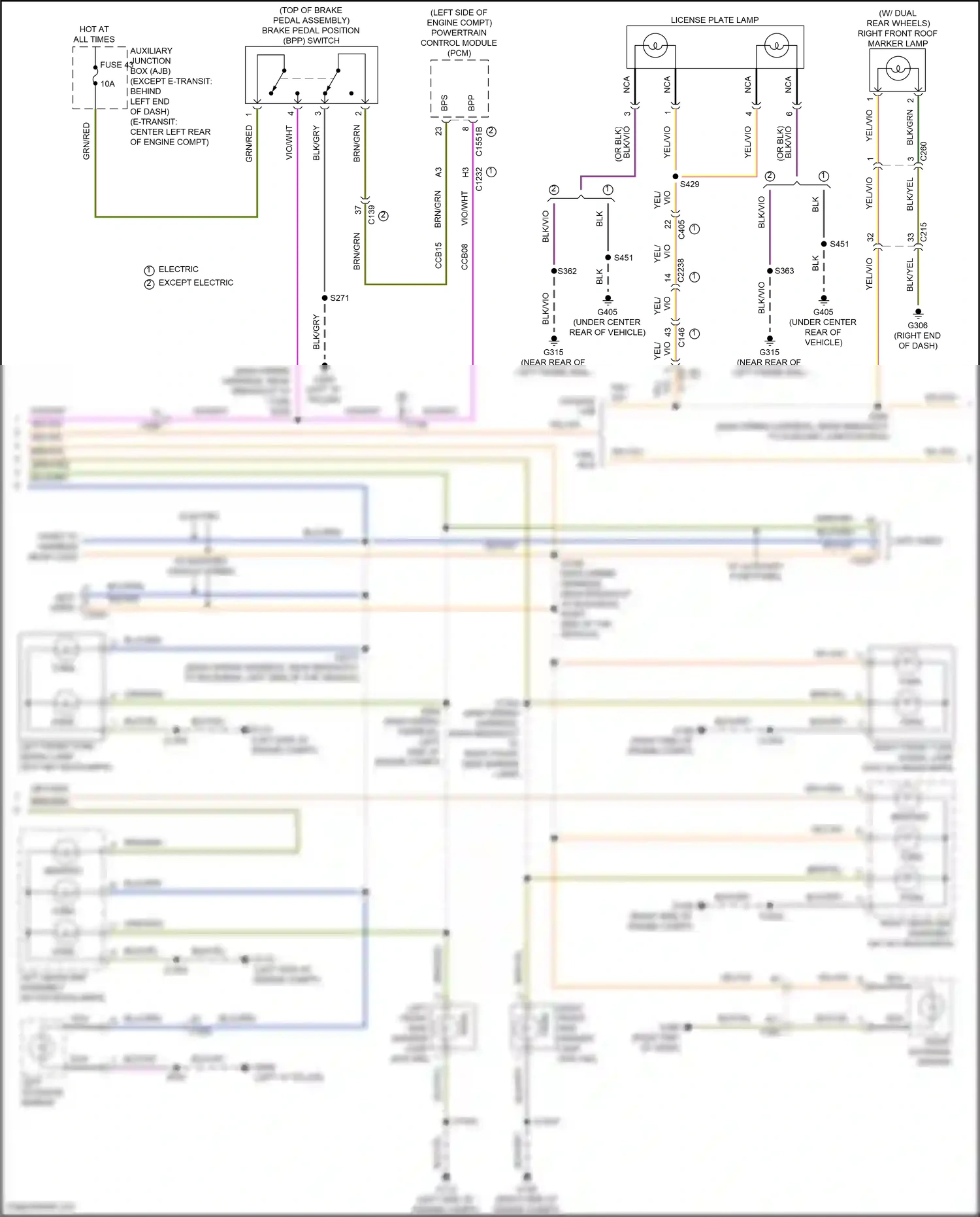 Wiring diagram yel for Ford Transit T8 (2023-2024) (14 of 53)
