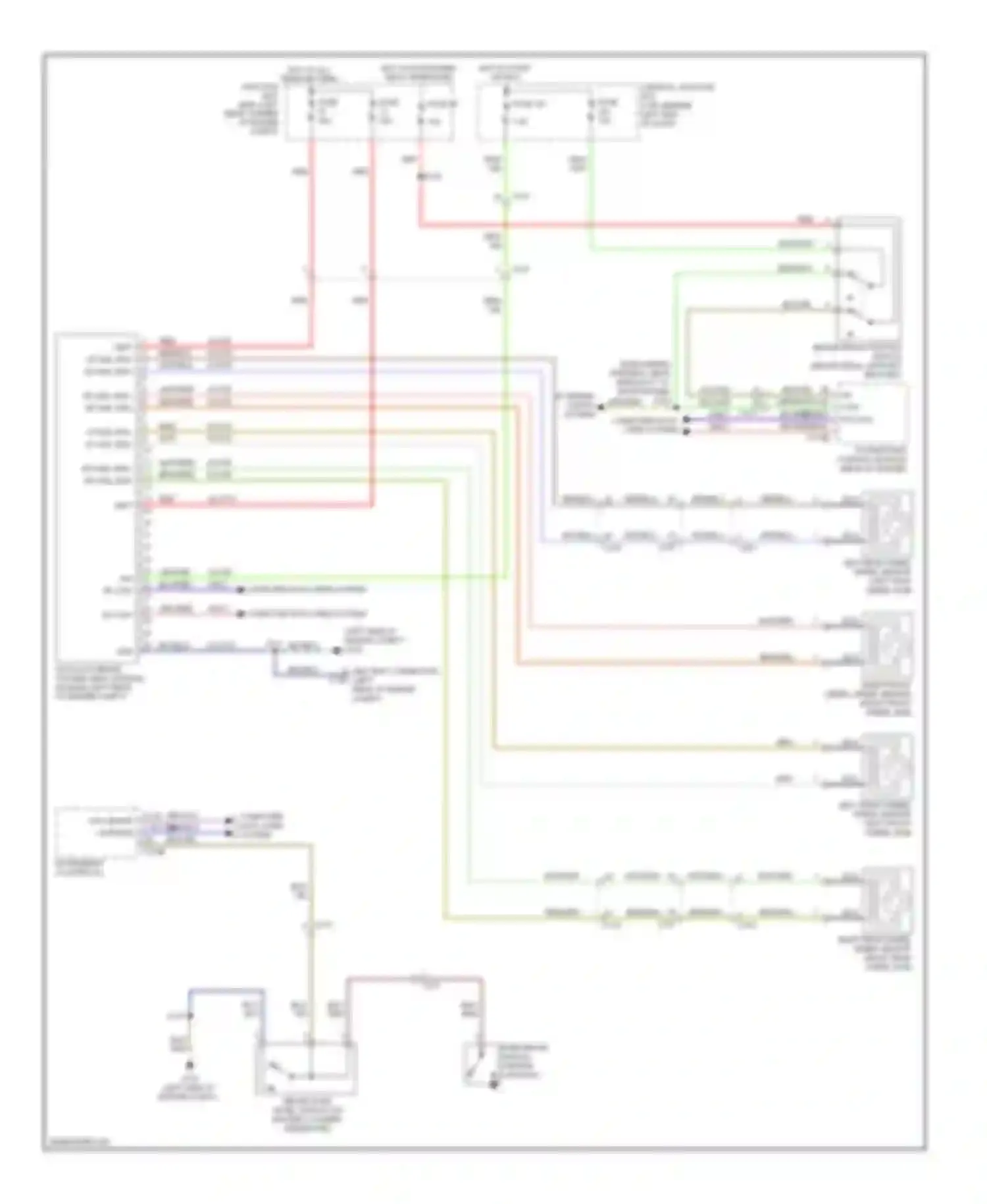 Transit Ford VII (2006-2013): Anti-lock brakes circuit, without dynamic stability control