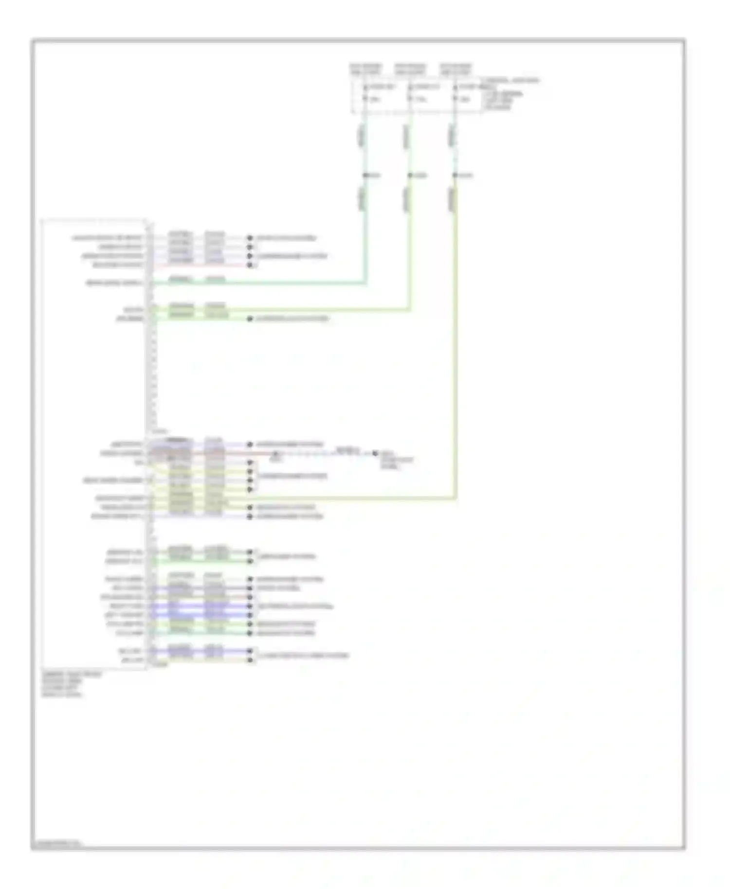 Transit Ford VII (2006-2013): Body control modules circuit (1 of 2)