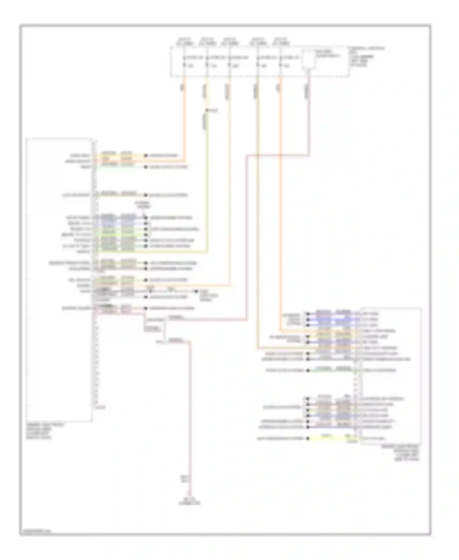 Transit Ford VII (2006-2013): Body control modules circuit (2 of 2)