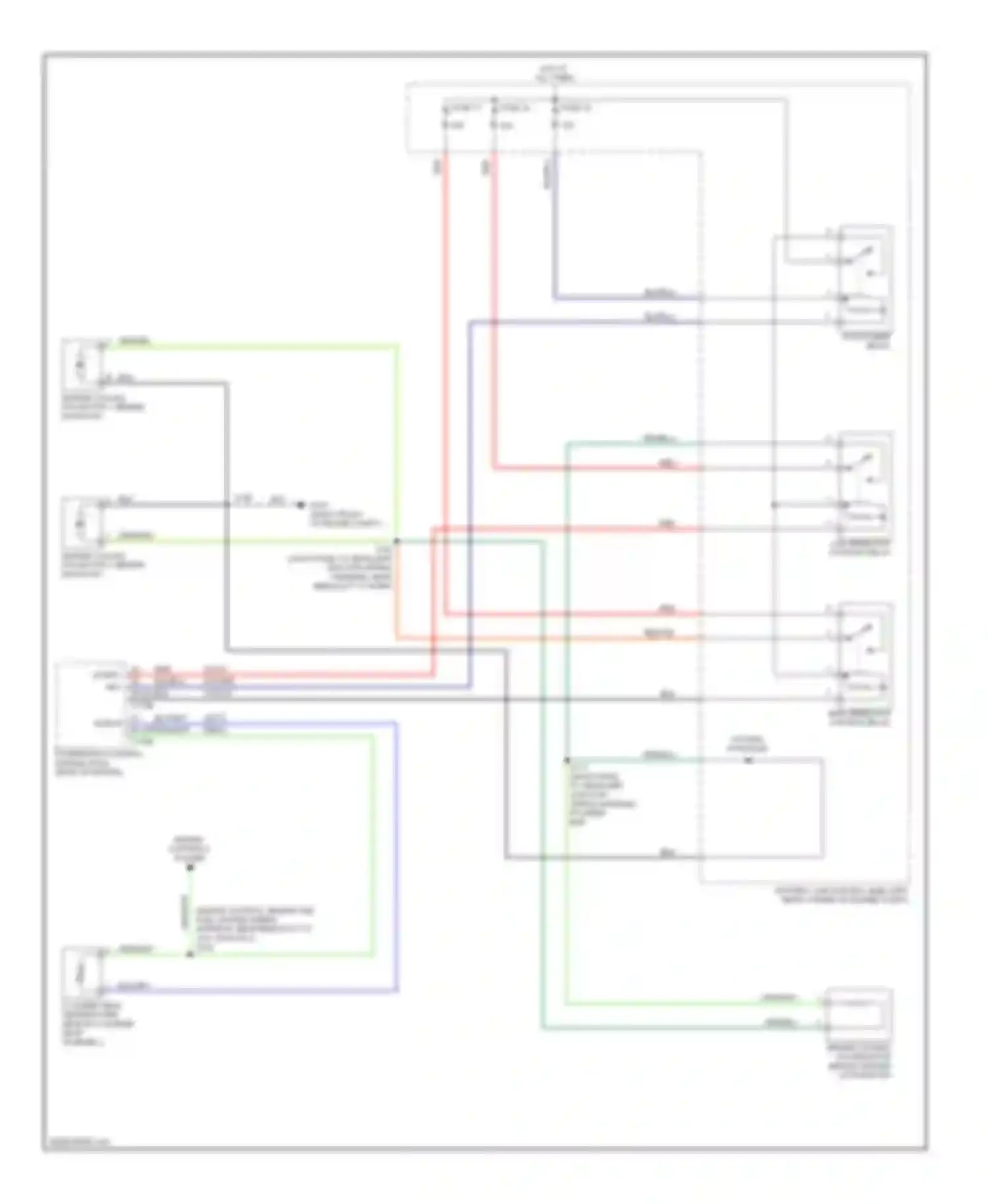 Transit Ford VII (2006-2013): Cooling fan circuit