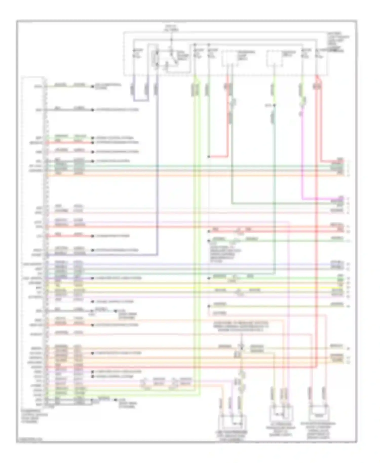 Transit Ford VII (2006-2013): Wiring diagram engine performance 2.0l (1 of 5)