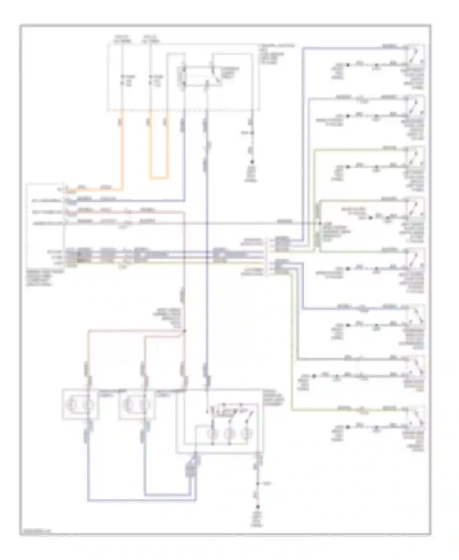 Transit Ford VII (2006-2013): Courtesy lamps circuit