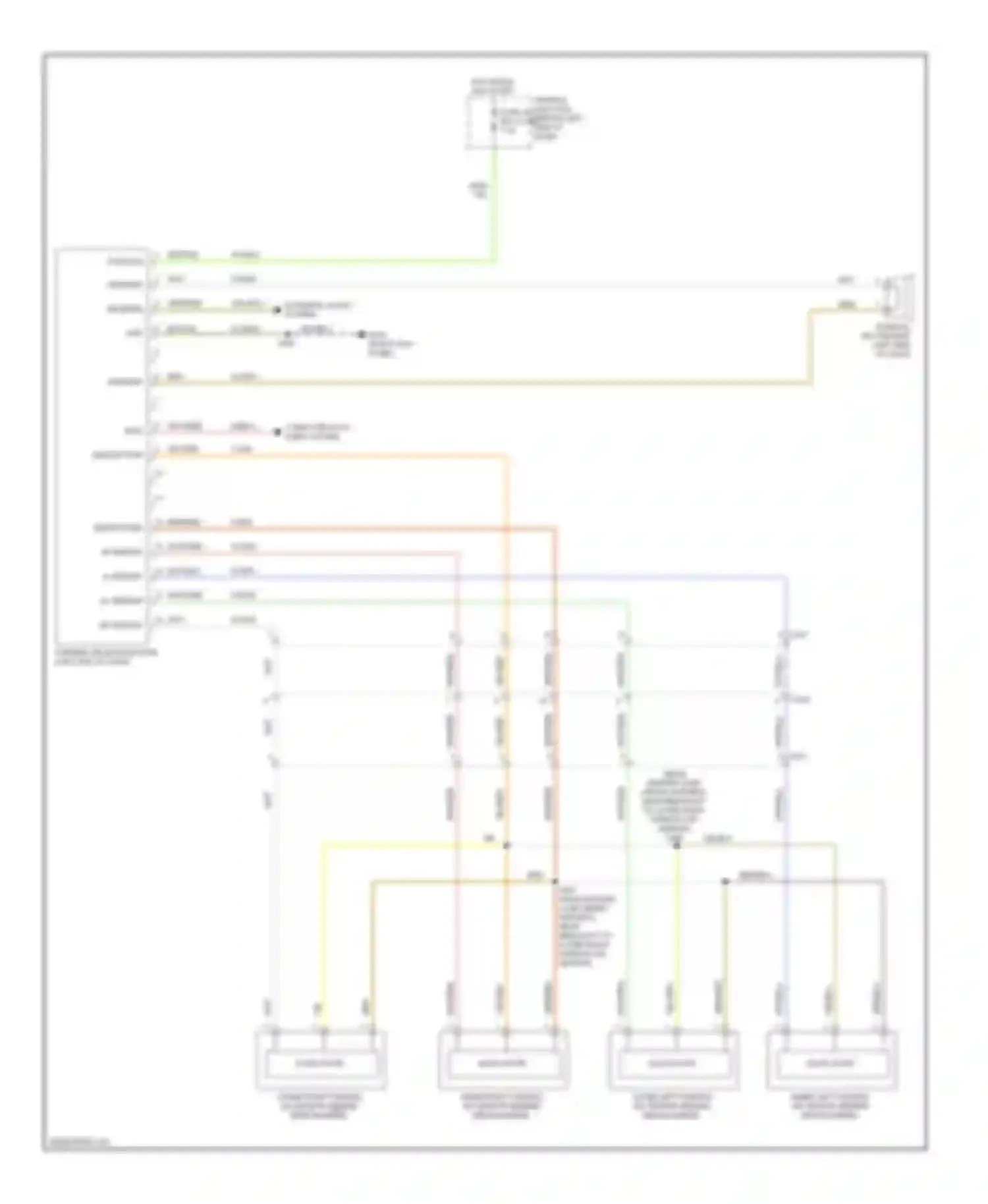 Transit Ford VII (2006-2013): Parking assistant circuit