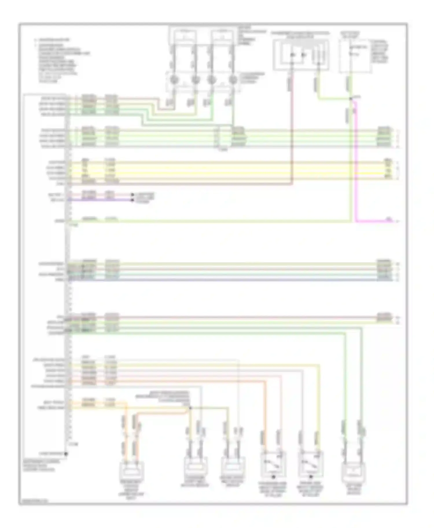 Transit Ford VII (2006-2013): Supplemental restraints circuit (1 of 2)