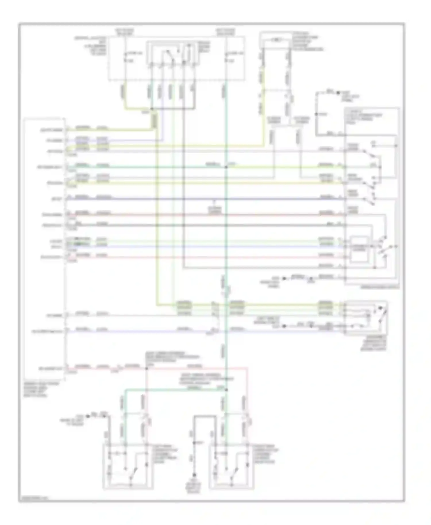 Transit Ford VII (2006-2013): Wiper/washer circuit
