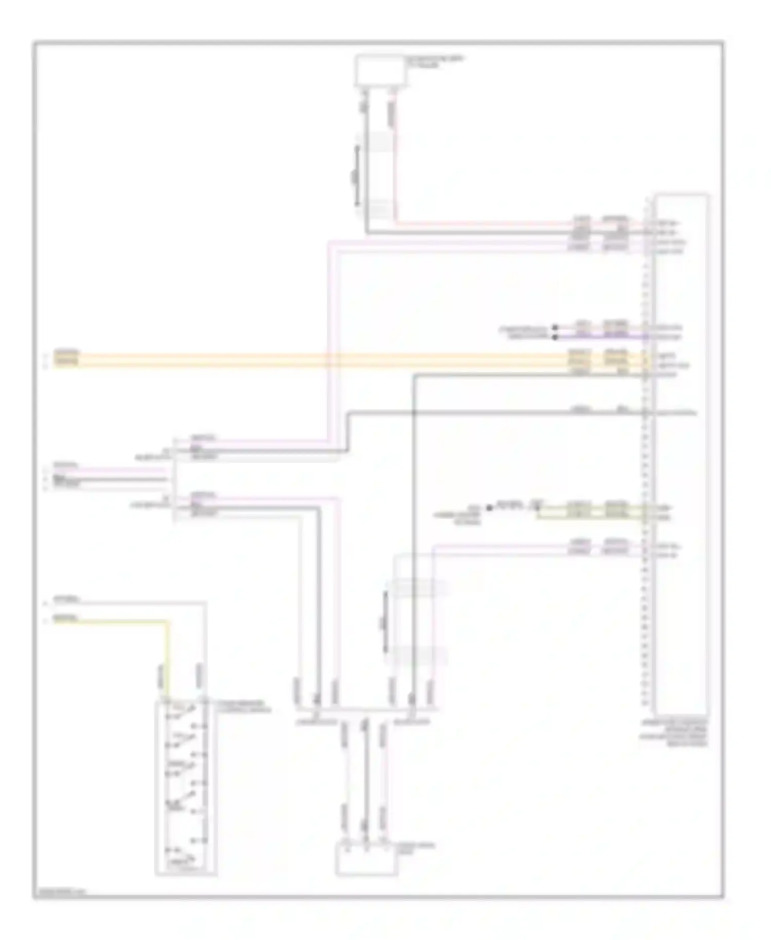 Wiring diagram audio input jack for Ford Transit VII (2006-2013) (2 of 2)
