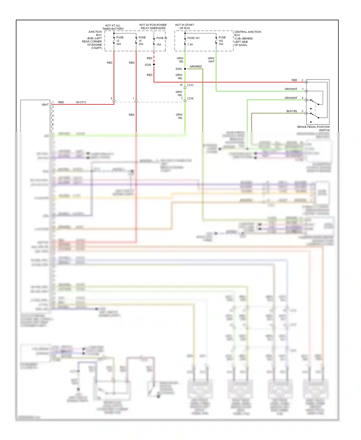 Wiring diagram blk for Ford Transit VII (2006-2013) (1 of 43)