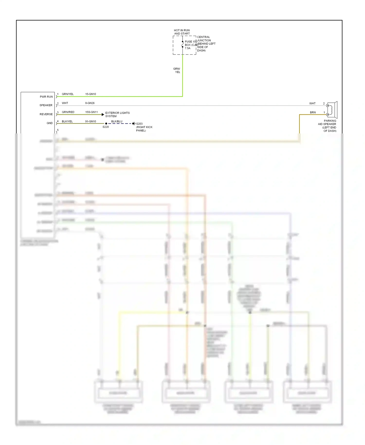 Wiring diagram blk/blu for Ford Transit VII (2006-2013) (17 of 26)
