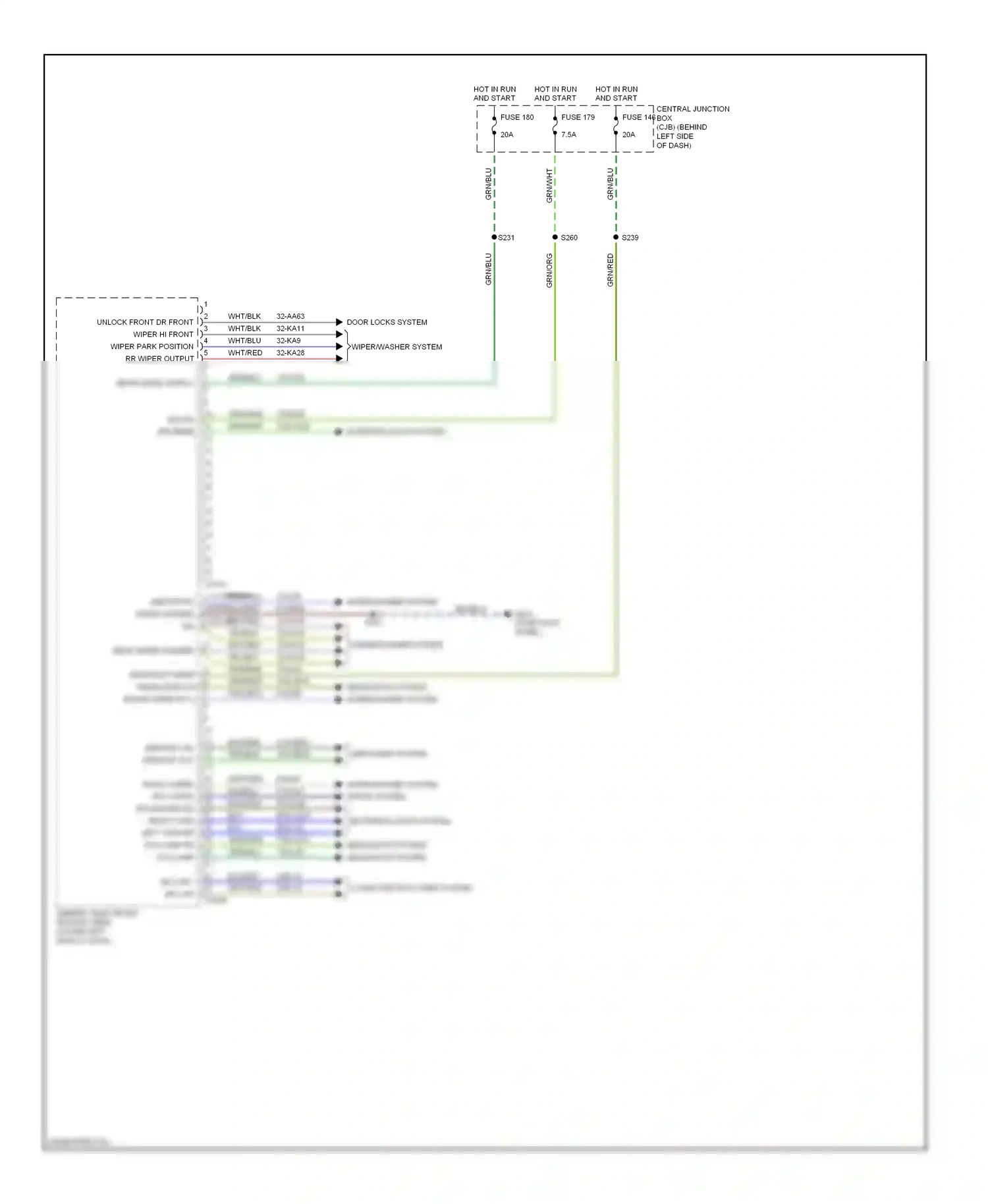 Wiring diagram blu/blk for Ford Transit VII (2006-2013) (1 of 6)