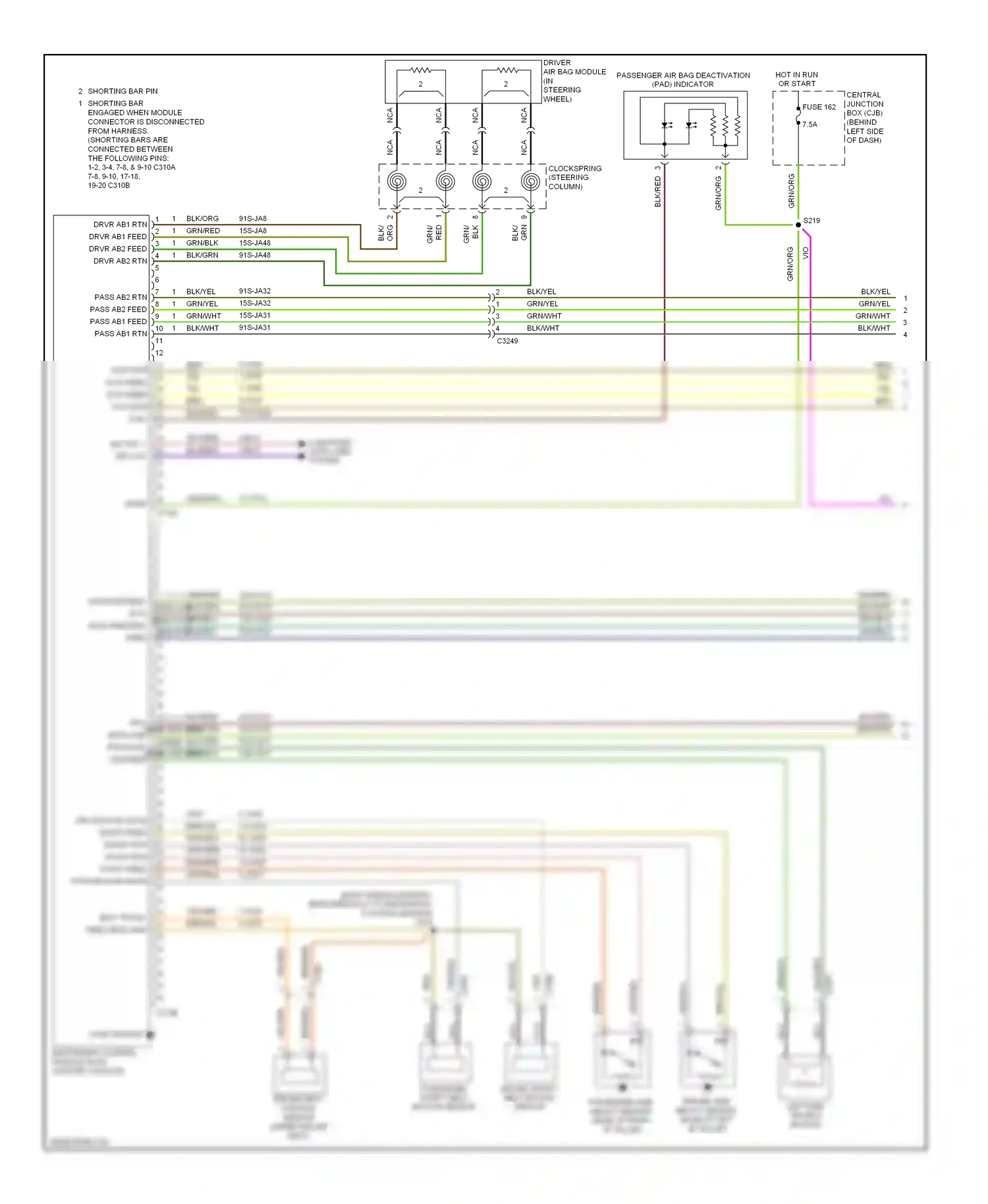 Wiring diagram case ground for Ford Transit VII (2006-2013) (1 of 1)