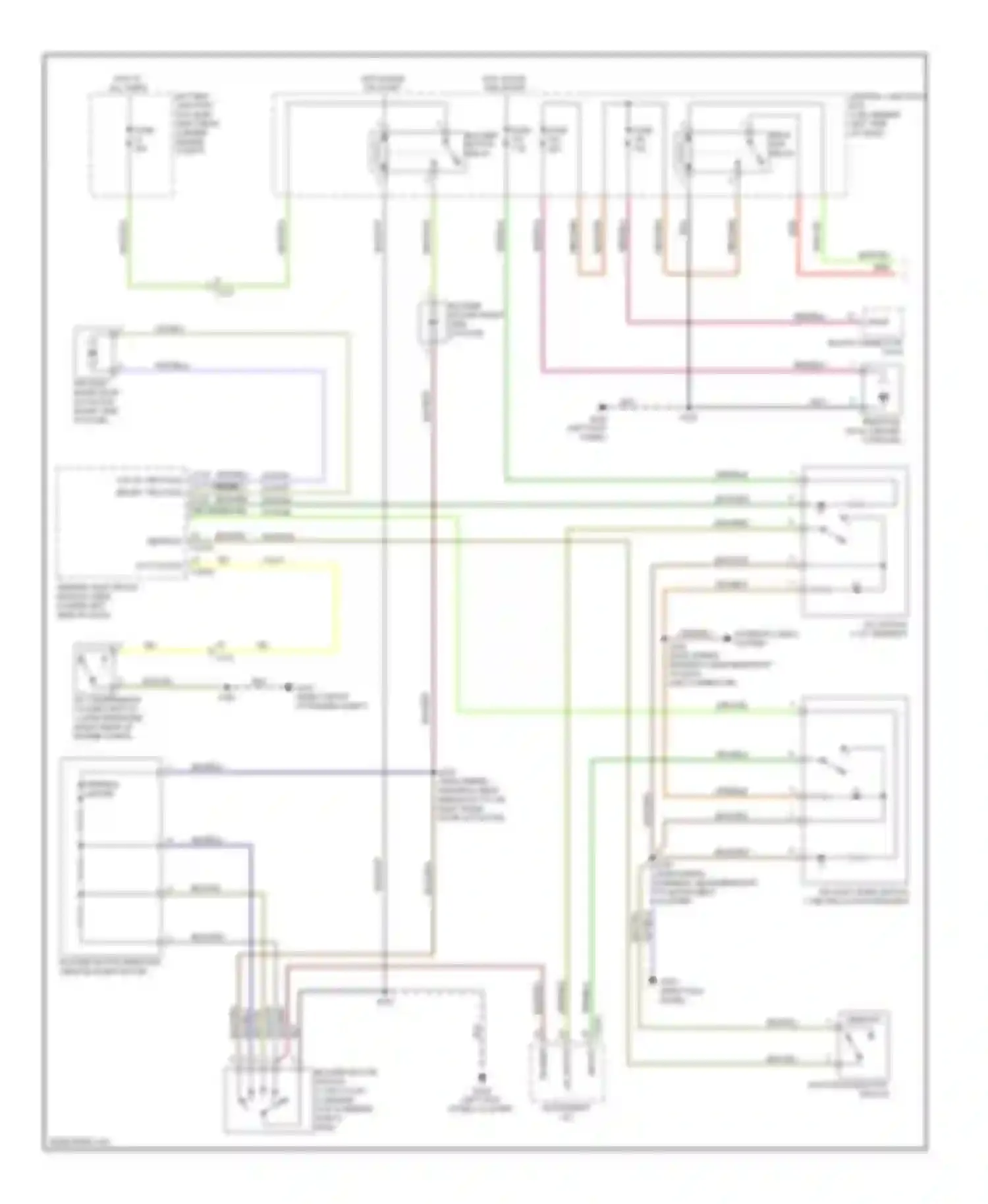 Wiring diagram function selector switch for Ford Transit VII (2006-2013) (2 of 2)