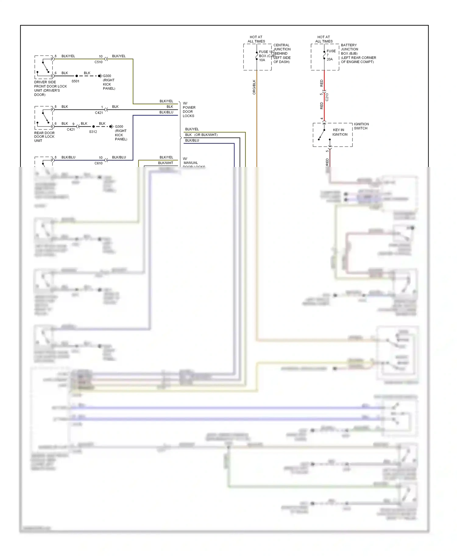Ford Transit VII (2006-2013) (left kick panel) wiring diagram  (11 of 18)