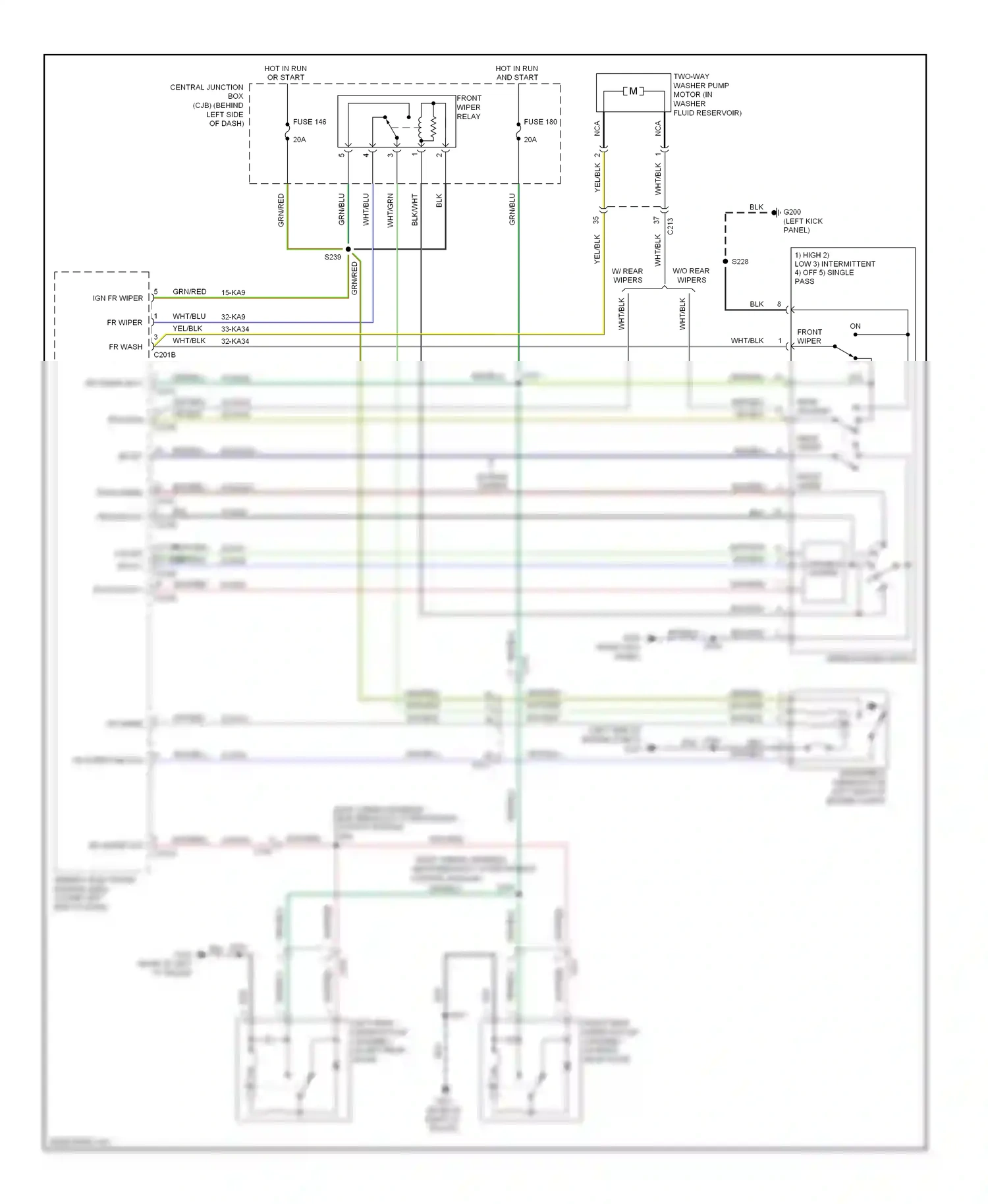 Ford Transit VII (2006-2013) (left kick panel) wiring diagram  (18 of 18)