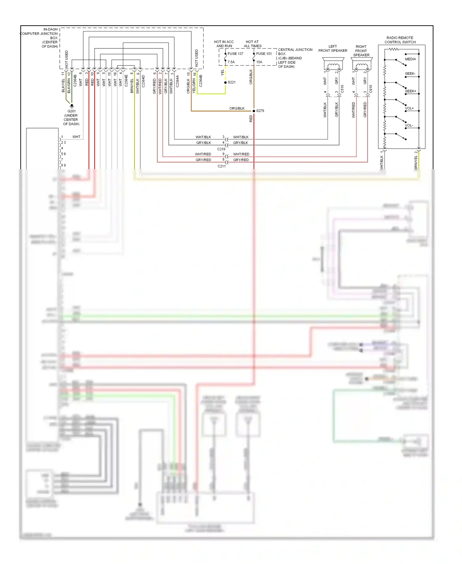 Wiring diagram lf+ for Ford Transit VII (2006-2013) (1 of 1)