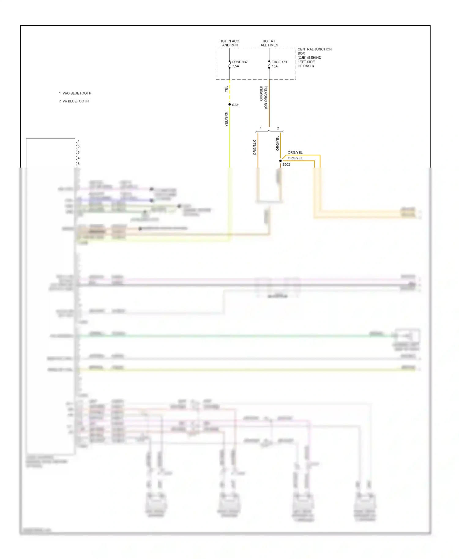 Wiring diagram org/blk for Ford Transit VII (2006-2013) (8 of 8)