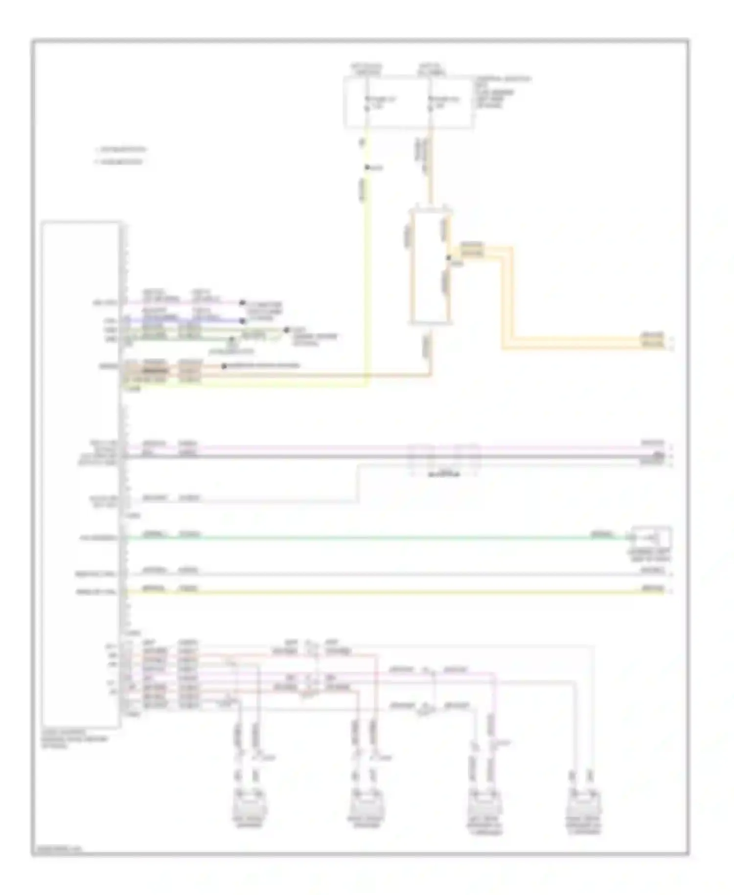 Wiring diagram remote ctrl- for Ford Transit VII (2006-2013) (1 of 1)