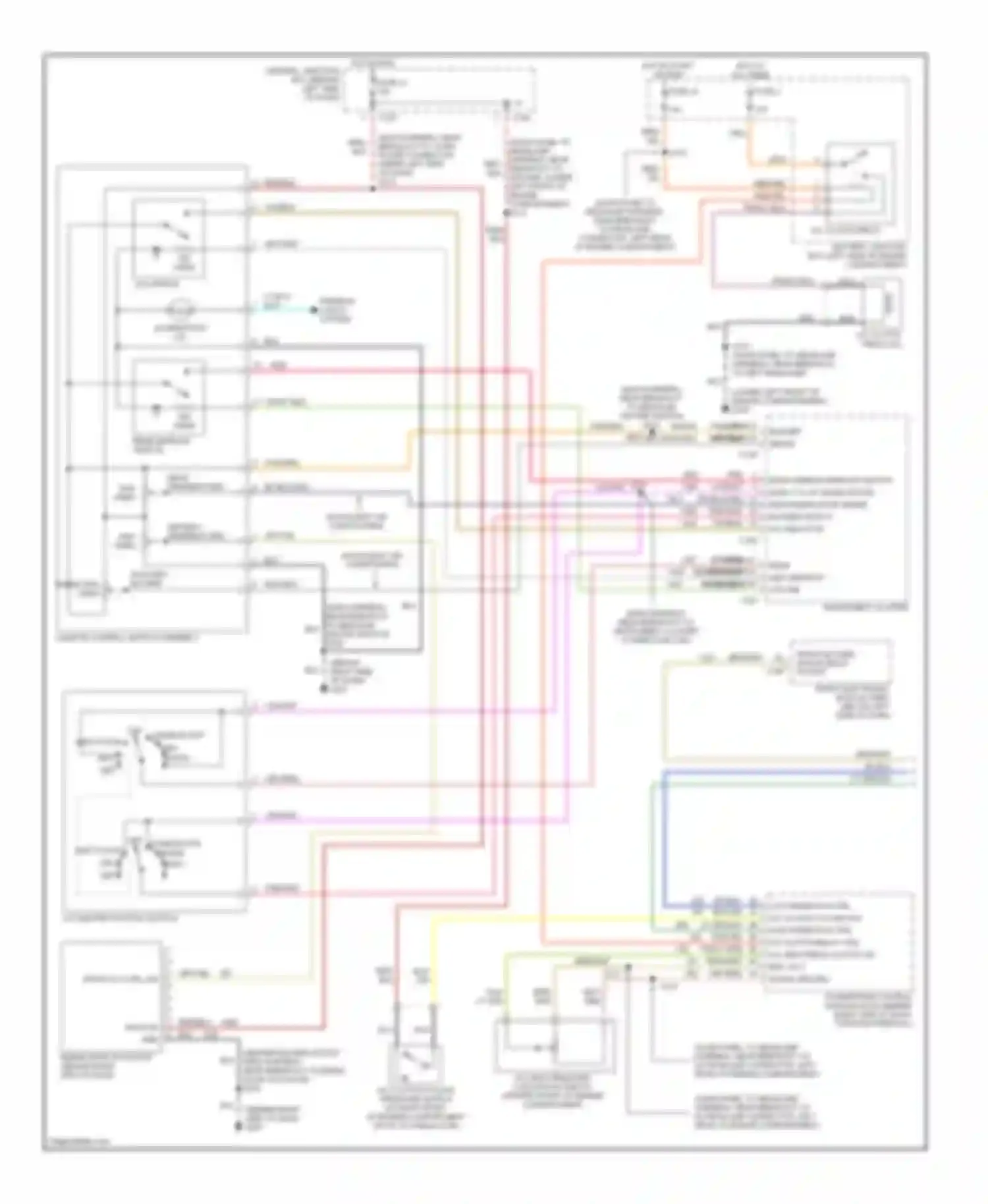 Windstar Ford I (1994-2003): Manual a/c circuit (1 of 2)
