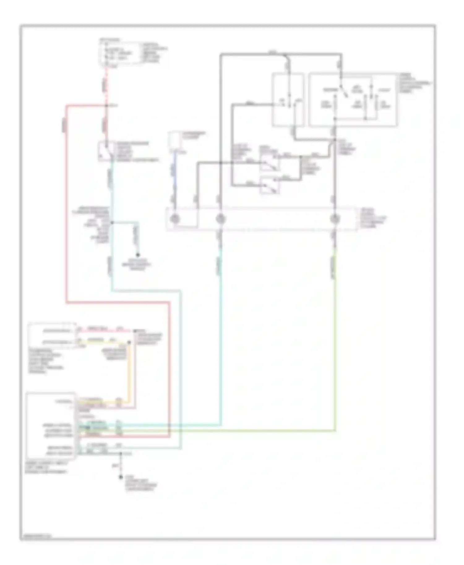 Windstar Ford I (1994-2003): Cruise control circuit