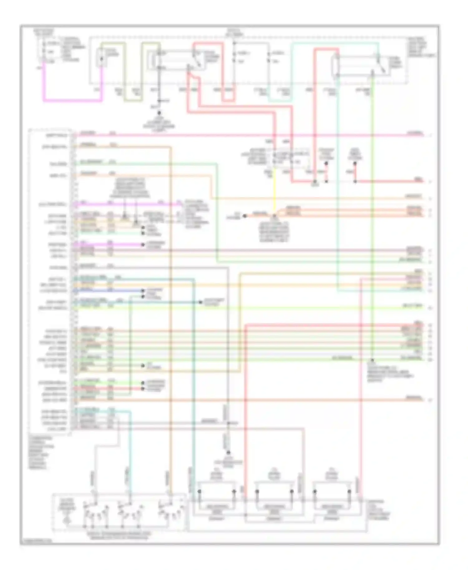 Windstar Ford I (1994-2003): Wiring diagram engine performance 3.8ls (1 of 4)