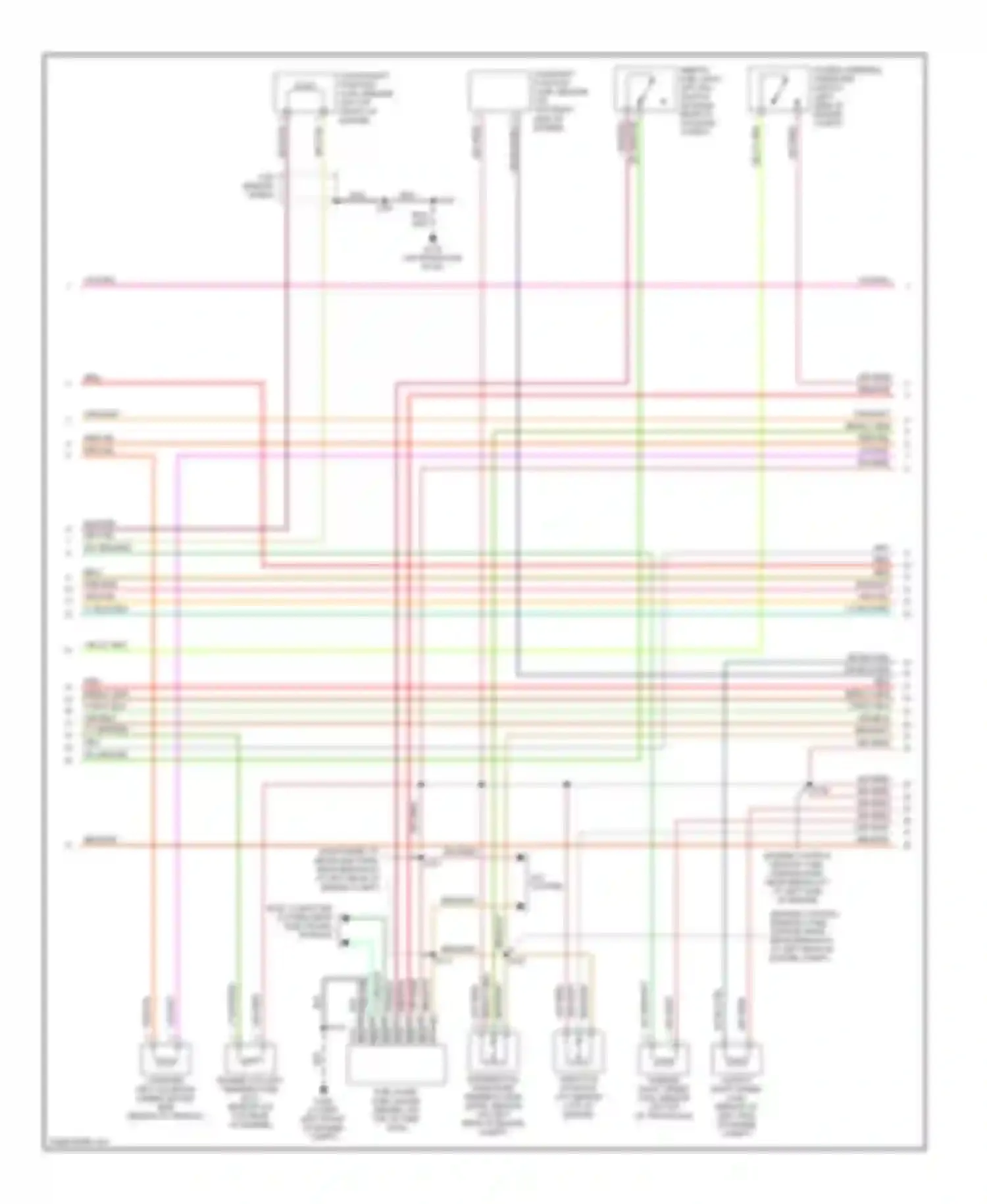 Windstar Ford I (1994-2003): Wiring diagram engine performance 3.8ls (2 of 4)