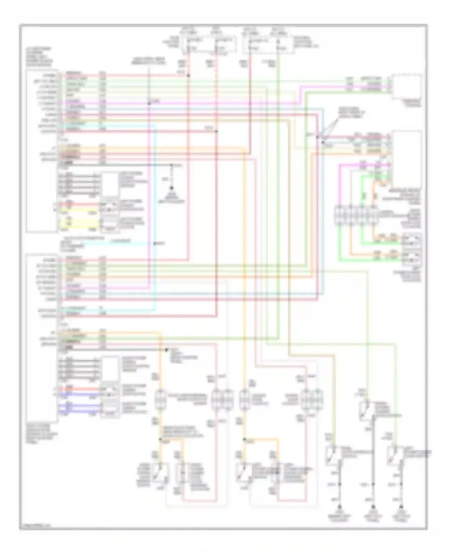Windstar Ford I (1994-2003): Power sliding door circuit