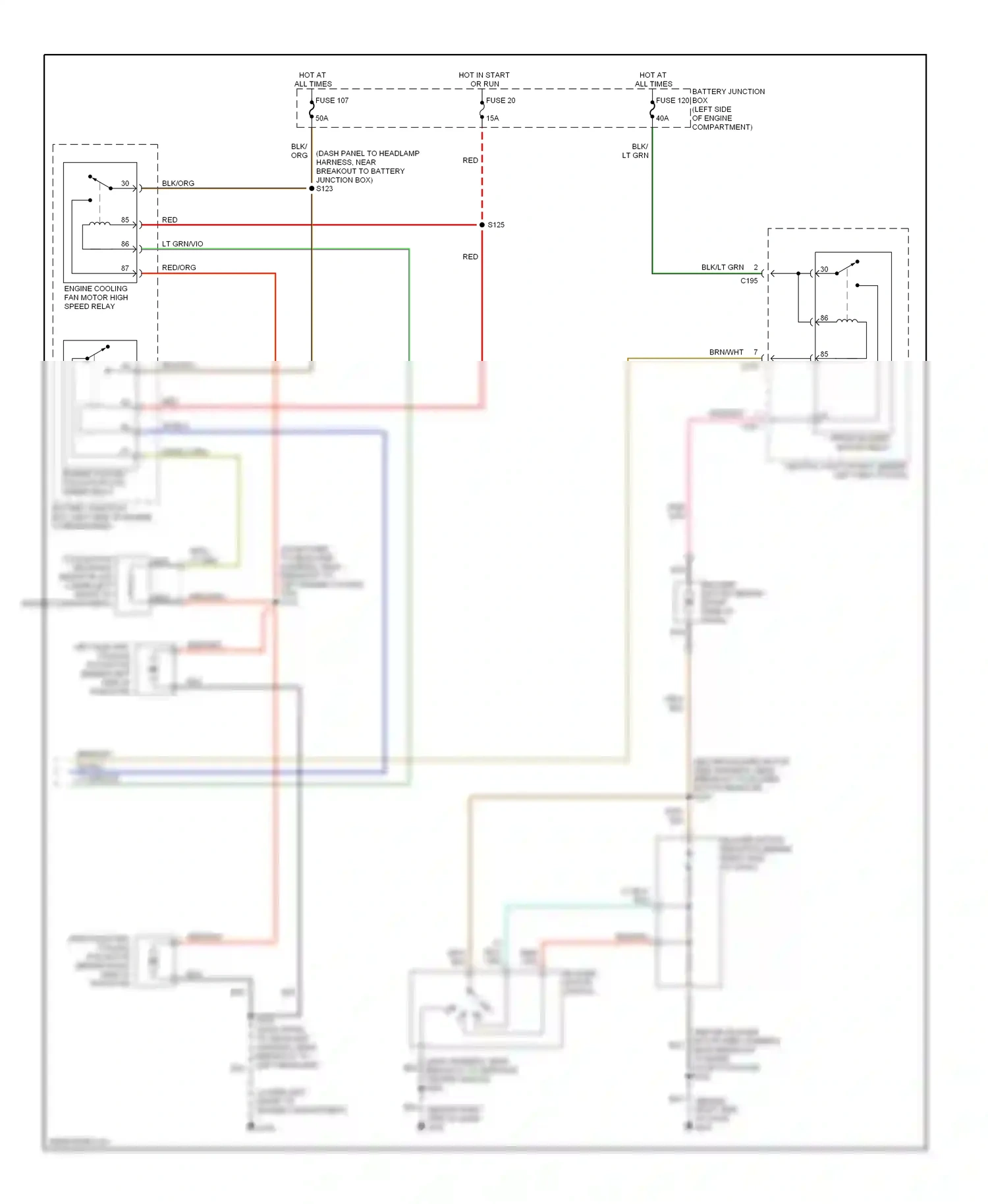 Wiring diagram lt blu for Ford Windstar I (1994-2003) (9 of 26)
