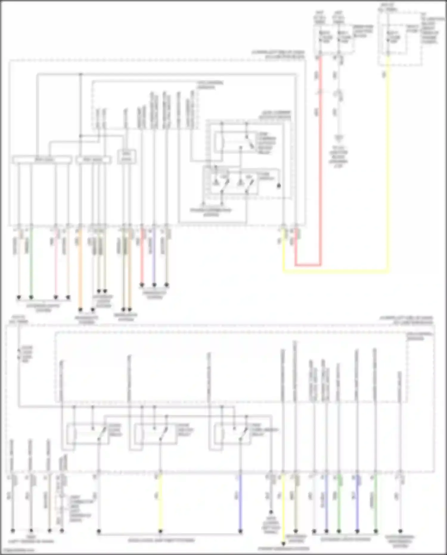 G70 Genesis I facelift (2020-2024): Ips control module circuit (1 of 3)
