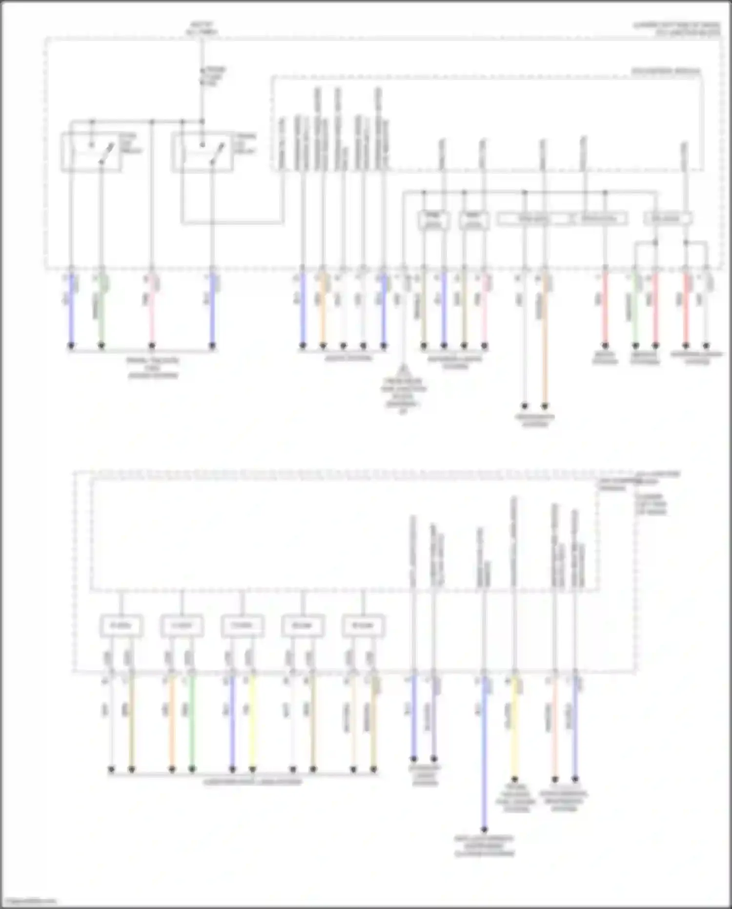 G70 Genesis I facelift (2020-2024): Ips control module circuit (2 of 3)