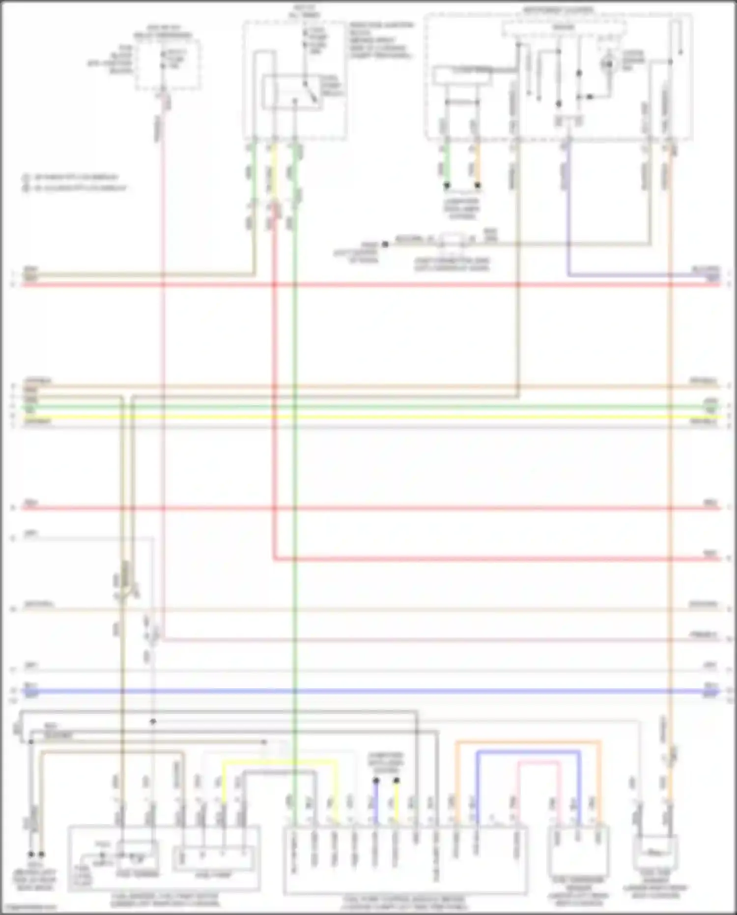 G70 Genesis I facelift (2020-2024): Wiring diagram engine performance 2.0l turbo, engine controls circuit (6 of 7)
