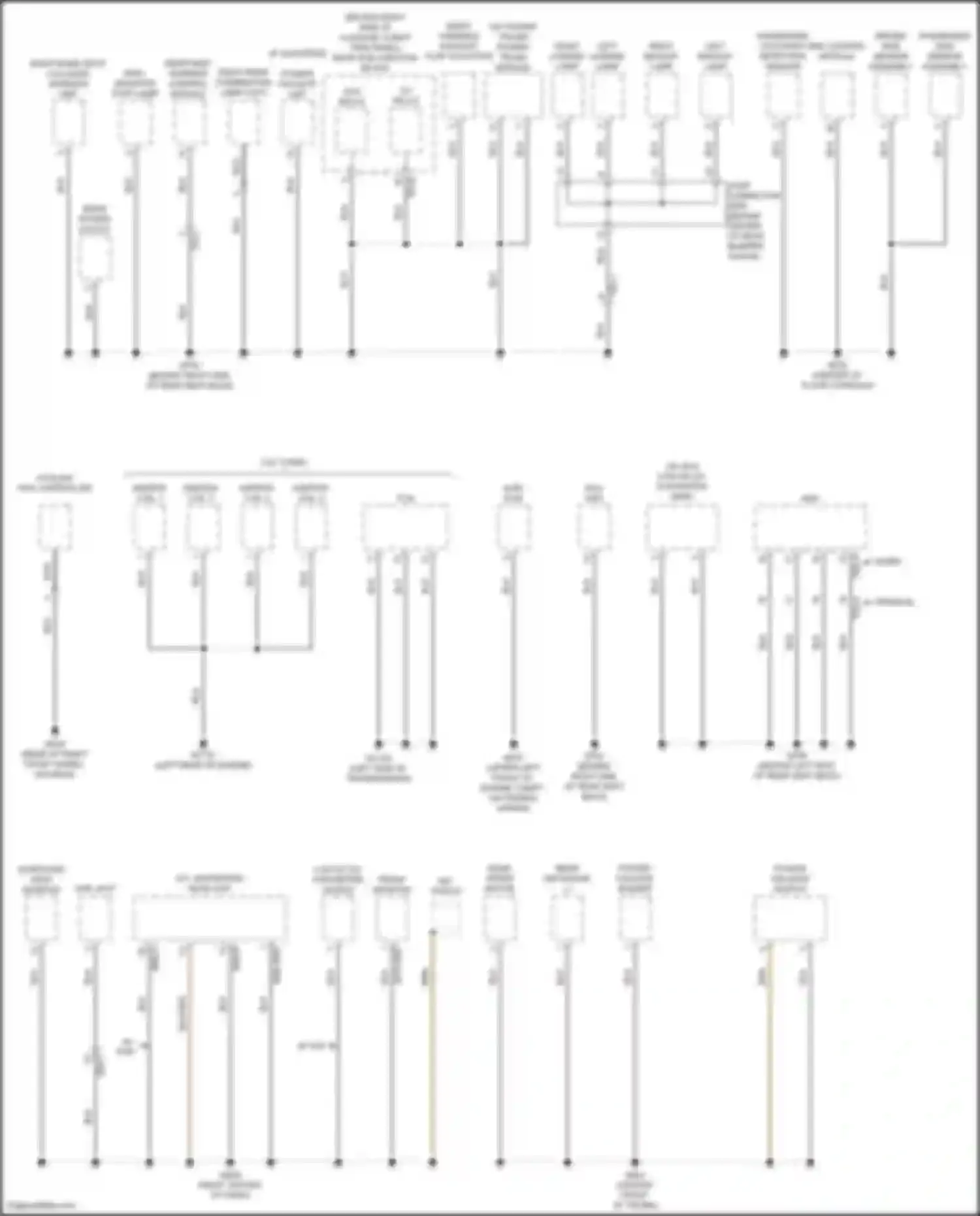 G70 Genesis I facelift (2020-2024): Ground distribution circuit (6 of 6)