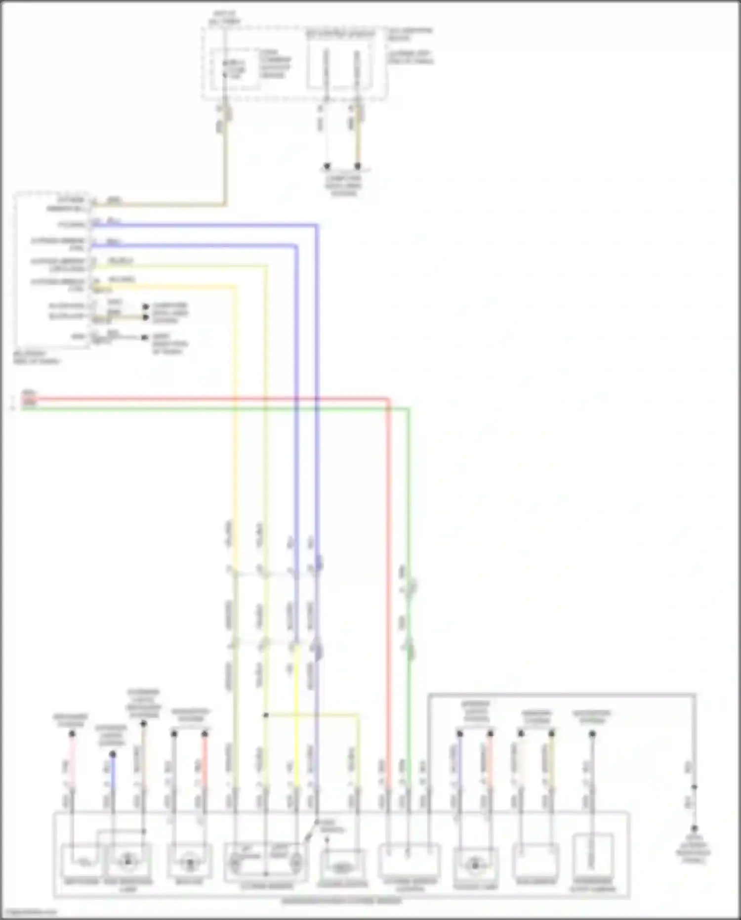 G70 Genesis I facelift (2020-2024): Memory mirrors circuit (2 of 2)