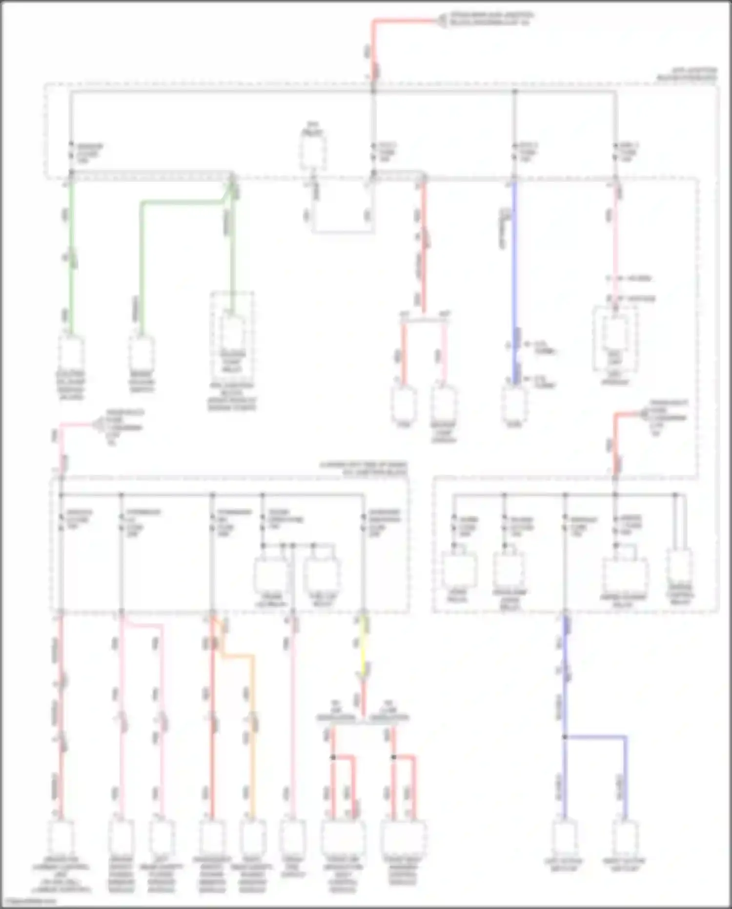 G70 Genesis I facelift (2020-2024): Power distribution circuit (6 of 10)