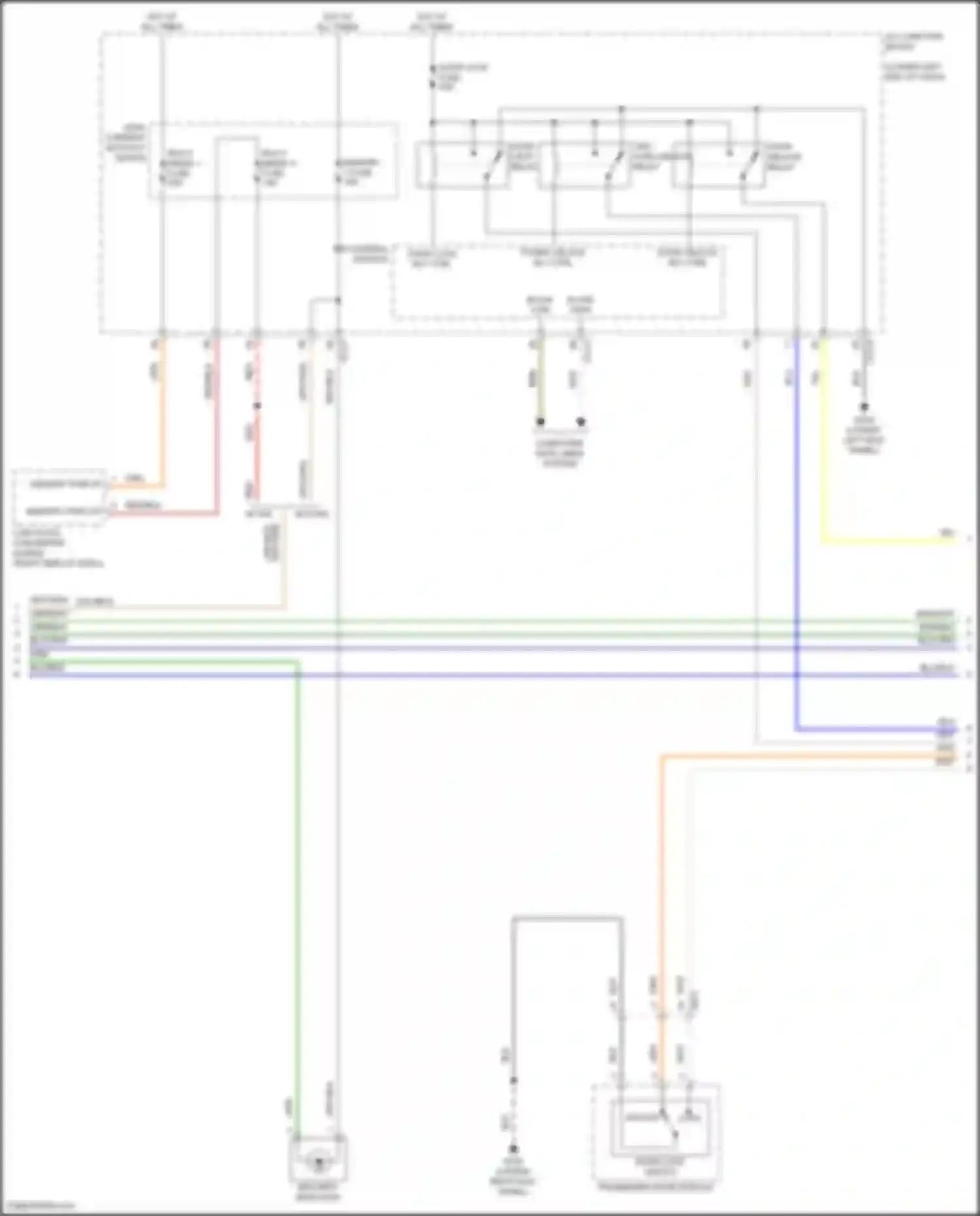 G70 Genesis I facelift (2020-2024): Power door locks circuit, w/ nfc (4 of 6)