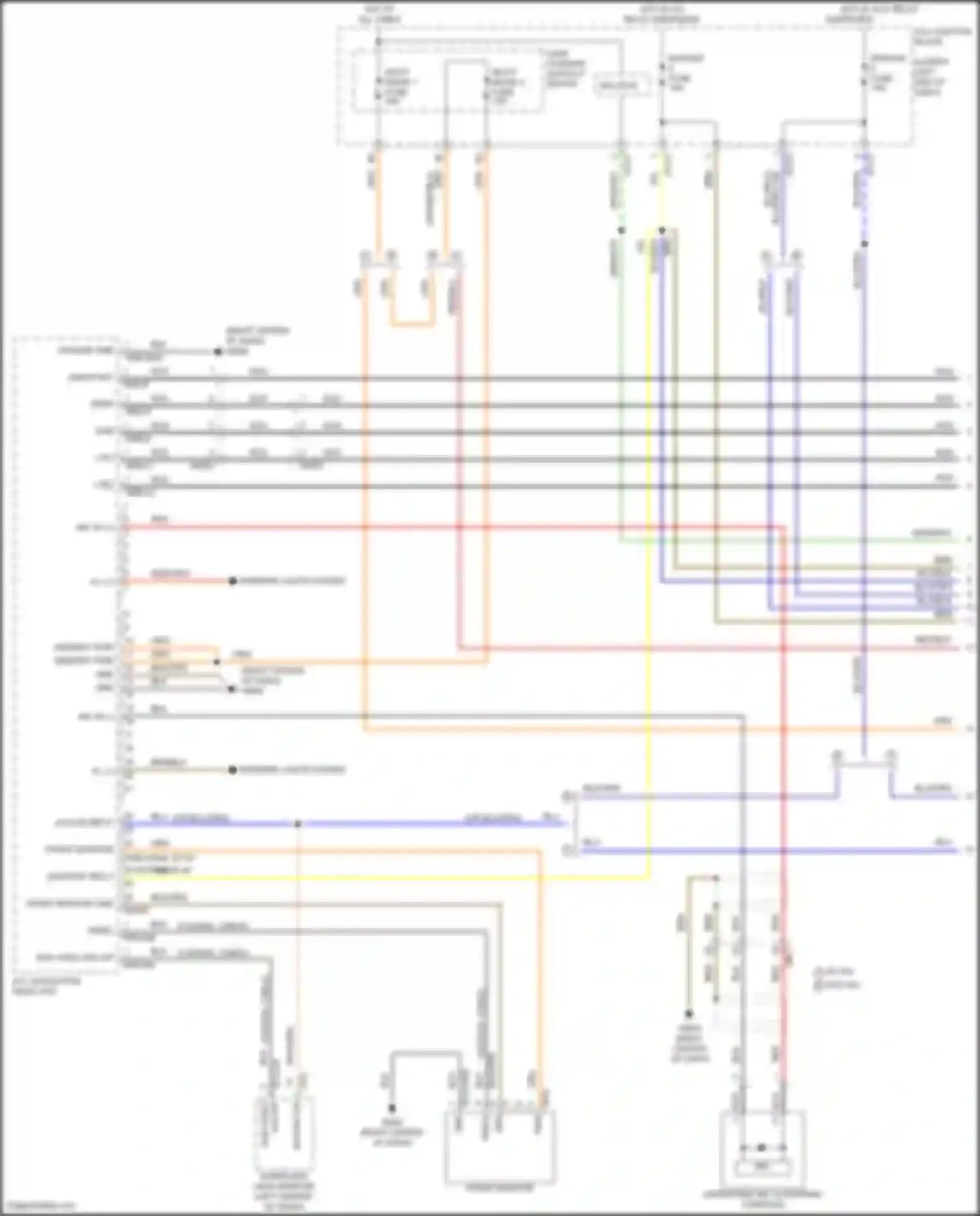 Wiring diagram acc/on input for Genesis G70 I facelift (2020-2024) (4 of 15)