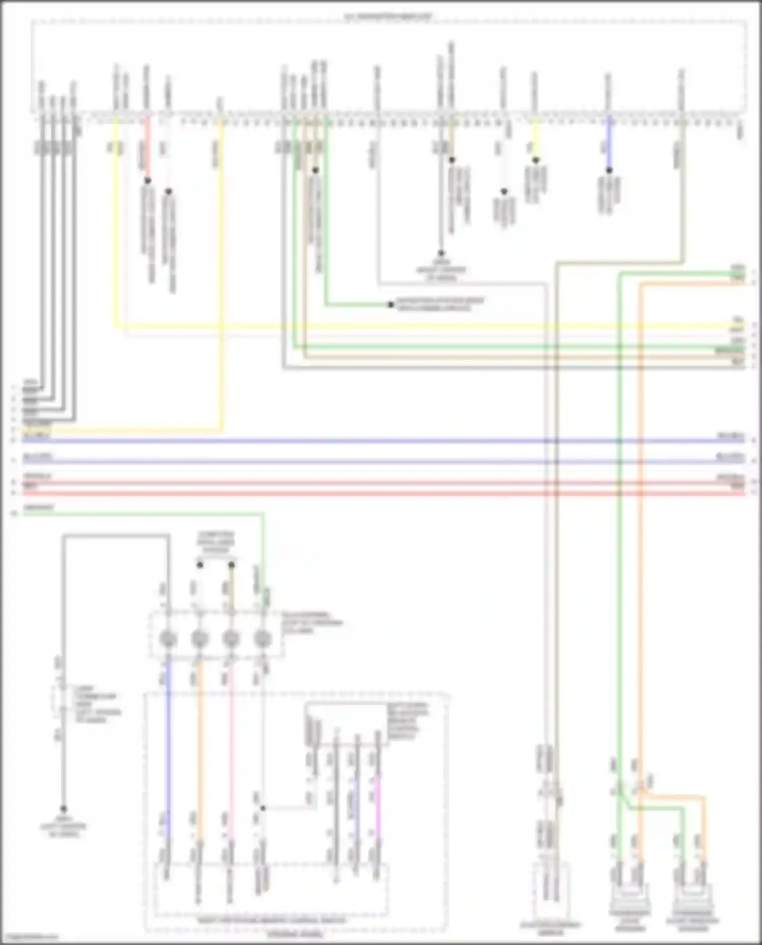 Wiring diagram usb vcc for Genesis G70 I facelift (2020-2024)