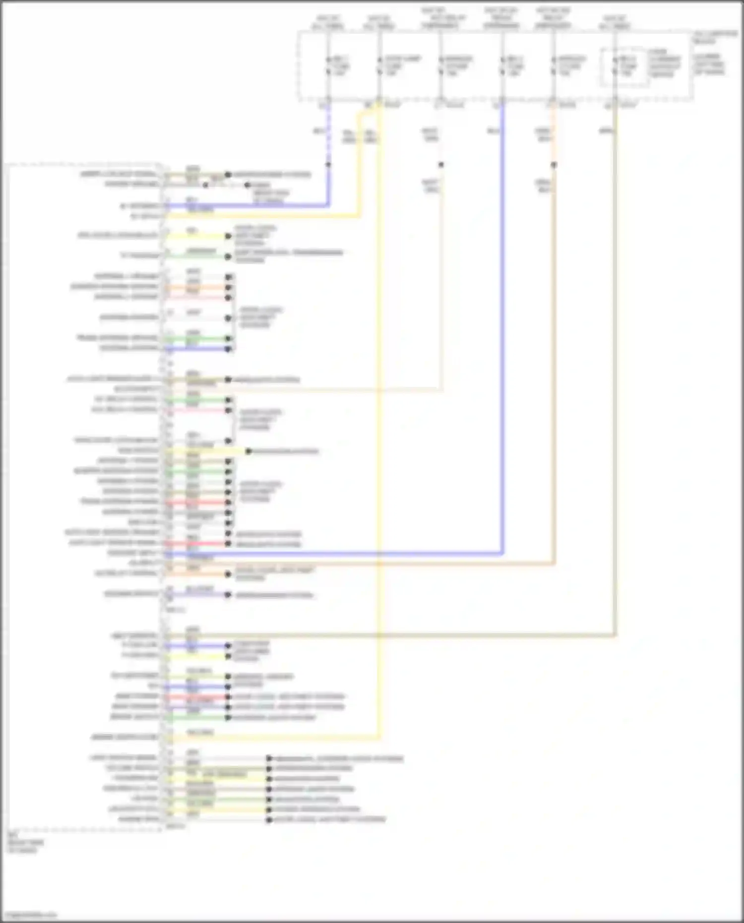 Wiring diagram b+ ecu for Genesis G70 I facelift (2020-2024) (3 of 5)