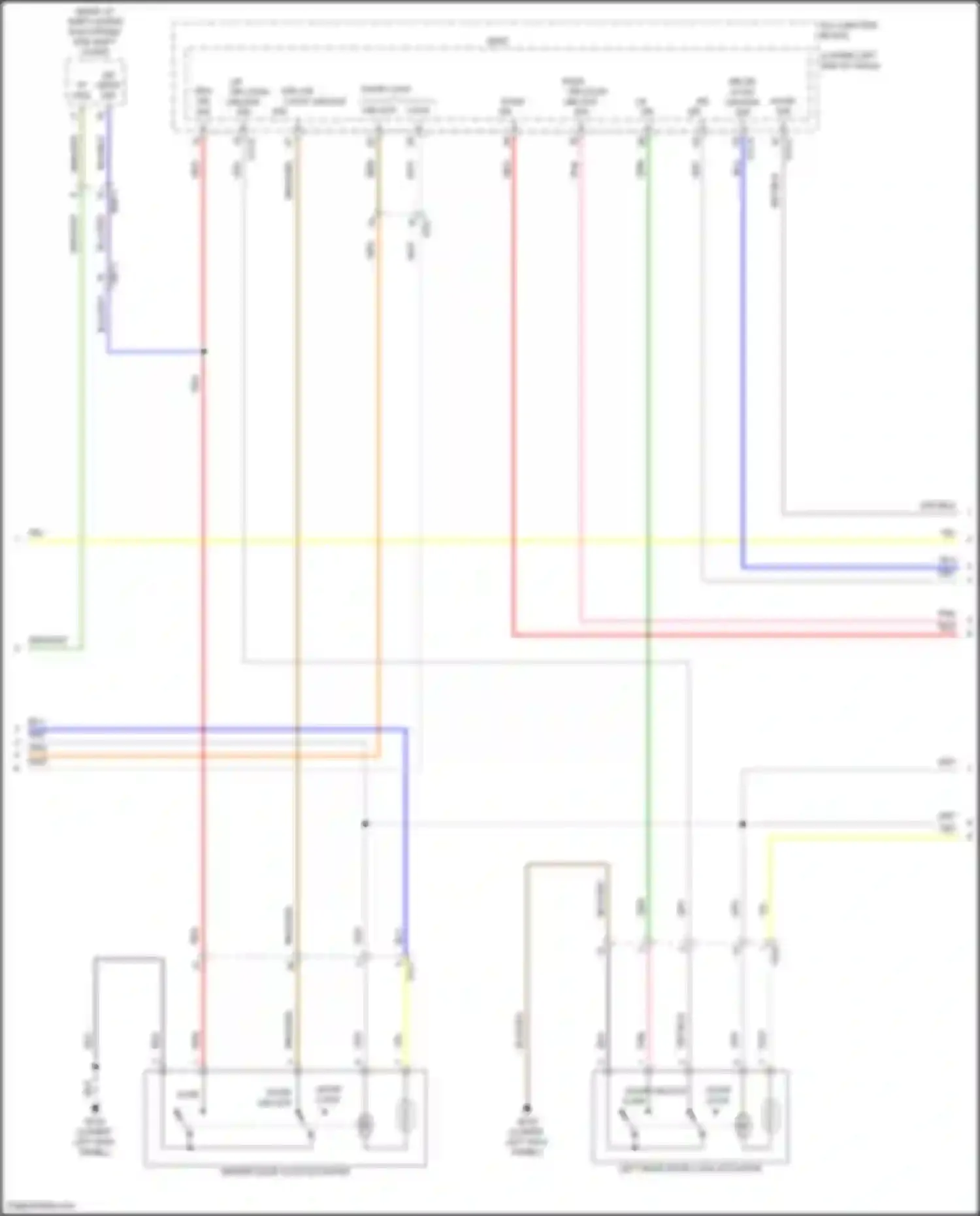 Wiring diagram blu/wht for Genesis G70 I facelift (2020-2024) (1 of 11)