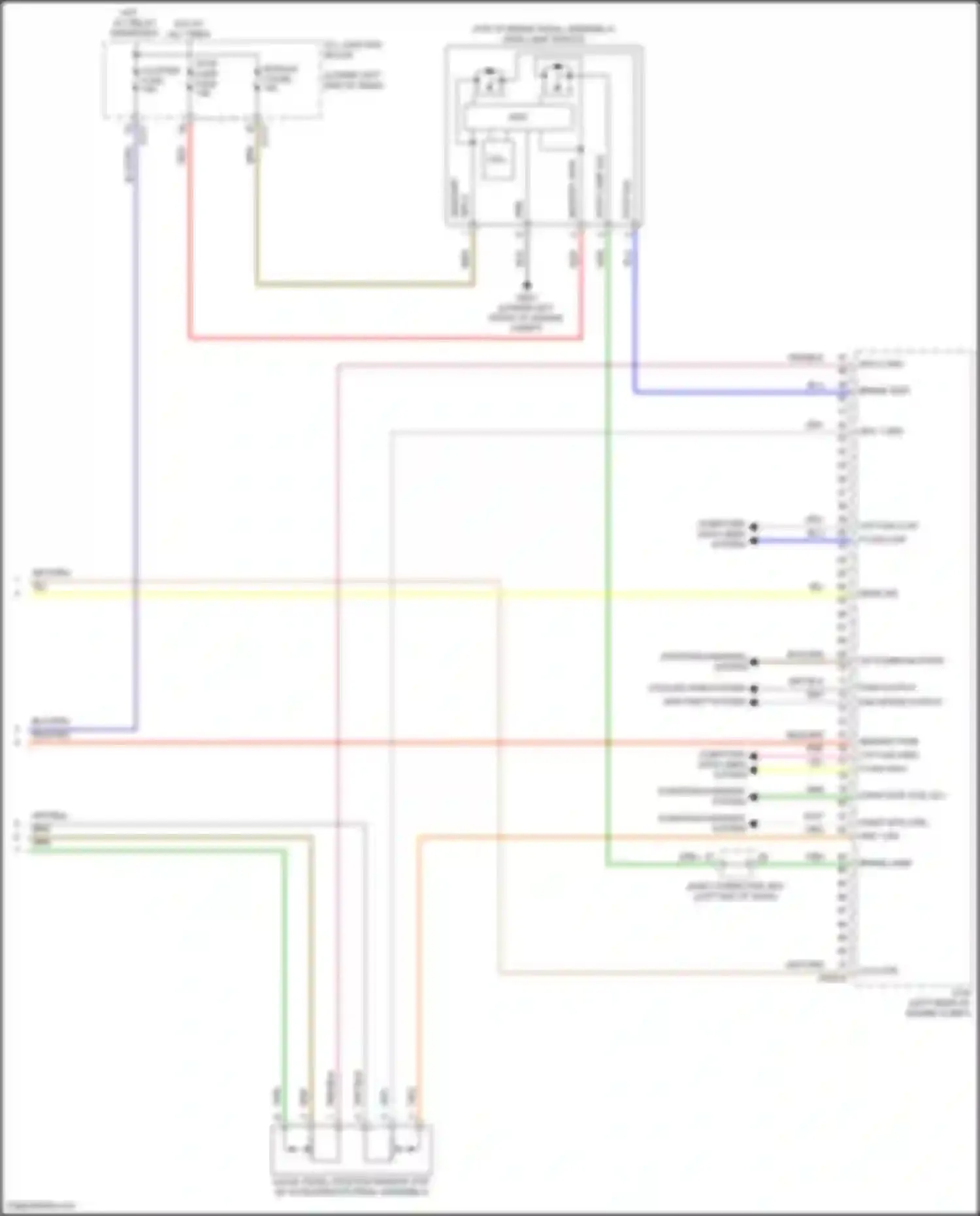 Wiring diagram ccp-can low for Genesis G70 I facelift (2020-2024) (5 of 5)