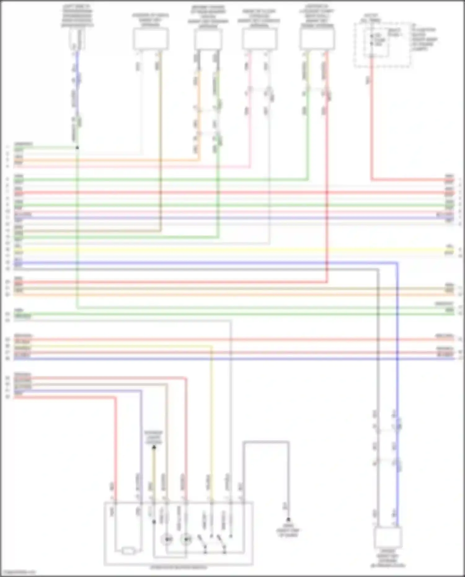Wiring diagram grn/org for Genesis G70 I facelift (2020-2024)