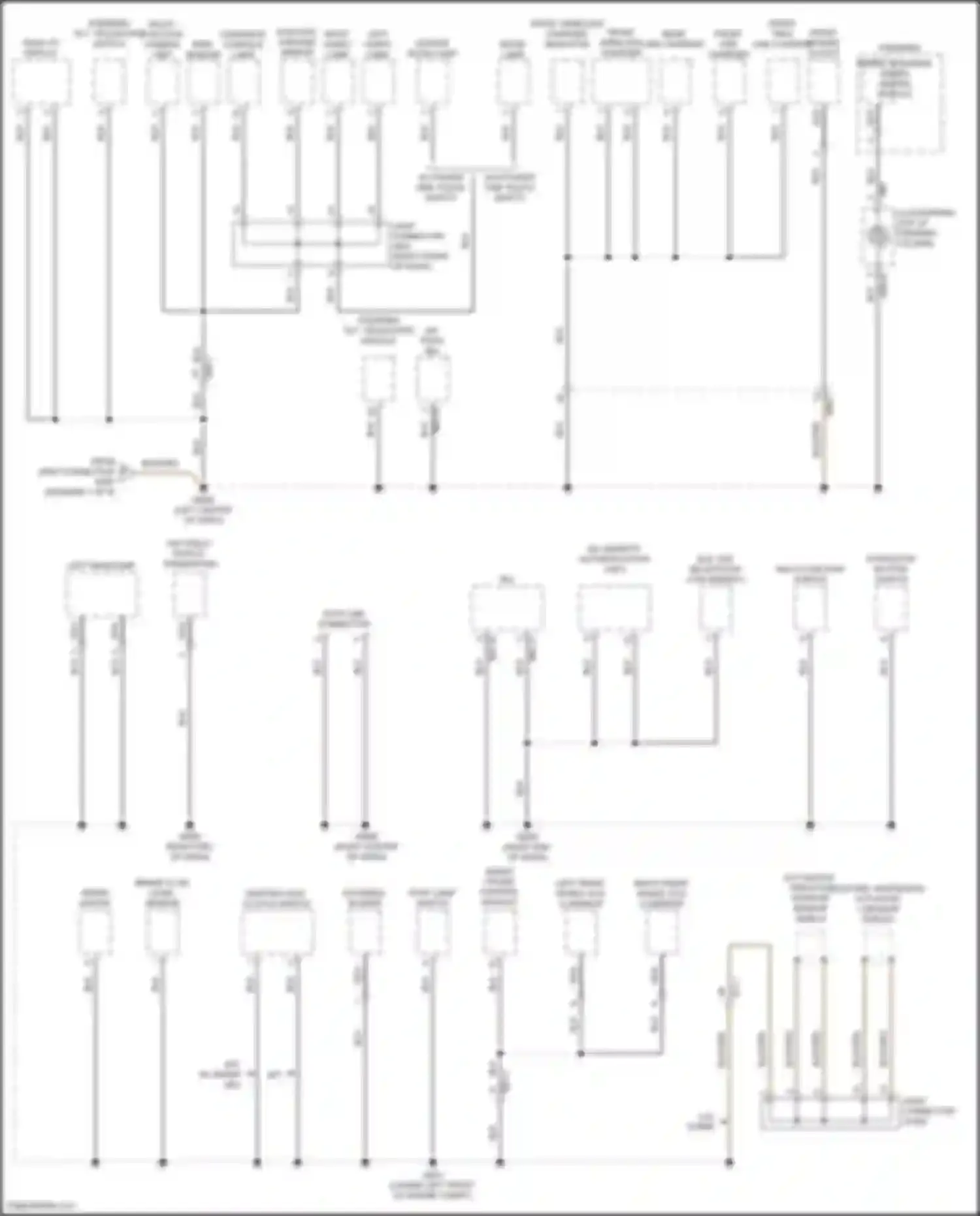 Wiring diagram left front wheel ecs g-sensor for Genesis G70 I facelift (2020-2024)