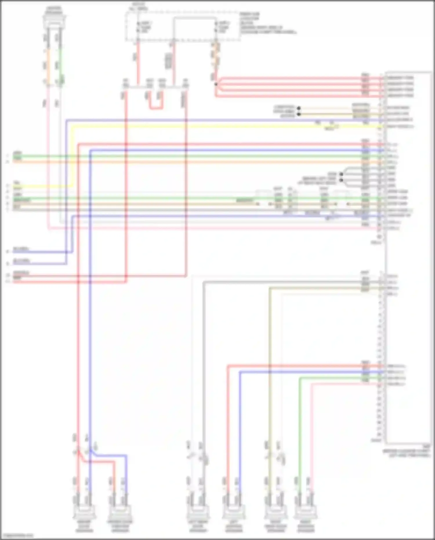 Wiring diagram computer data lines system for Genesis G70 I facelift (2020-2024) (90 of 105)